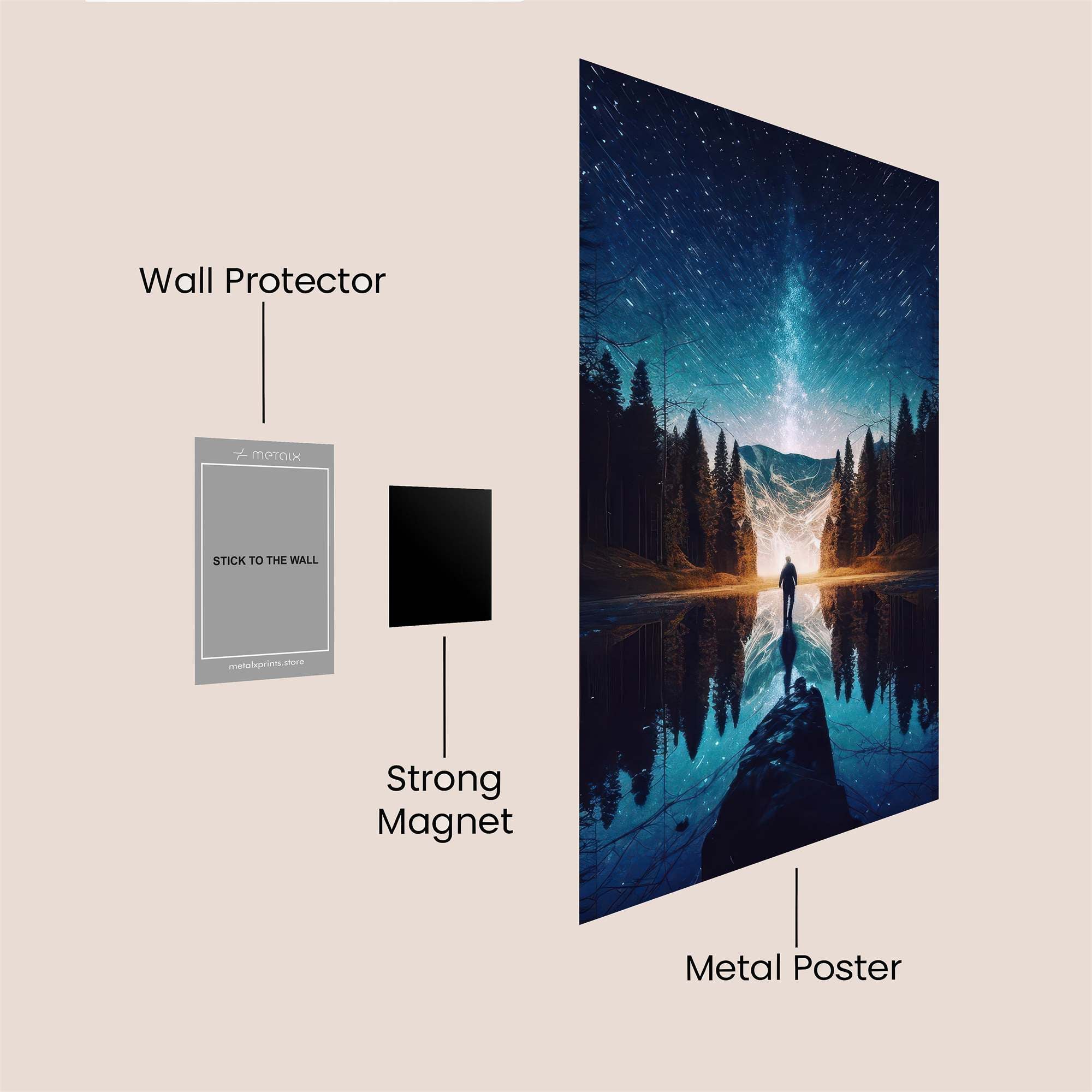 Galactic Tranquility Safe Wall Magnetic / M