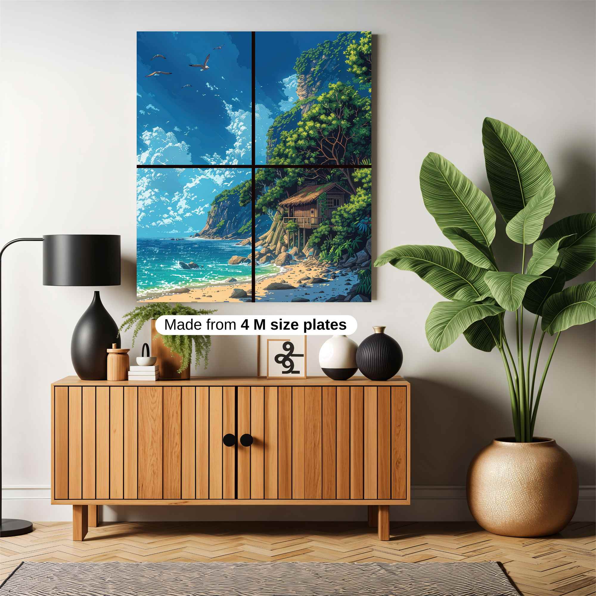 Seaside Serenity Safe Wall Magnetic / M