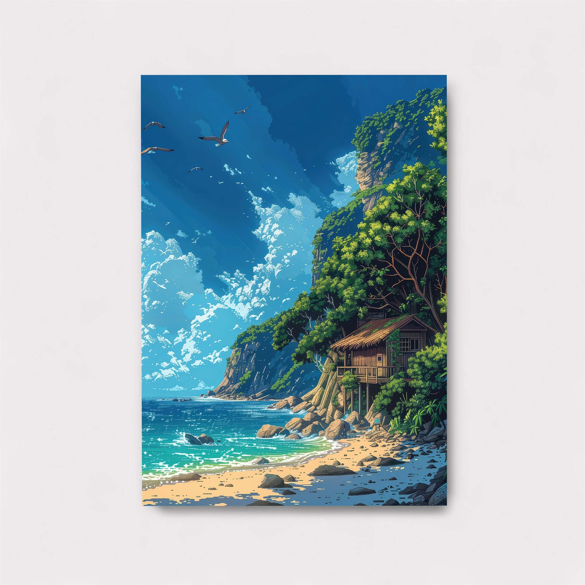 Seaside Serenity Safe Wall Magnetic / M