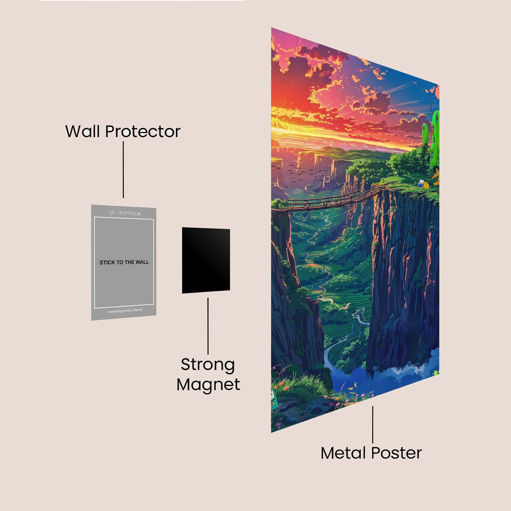 Totoro Tranquil Safe Wall Magnetic / M