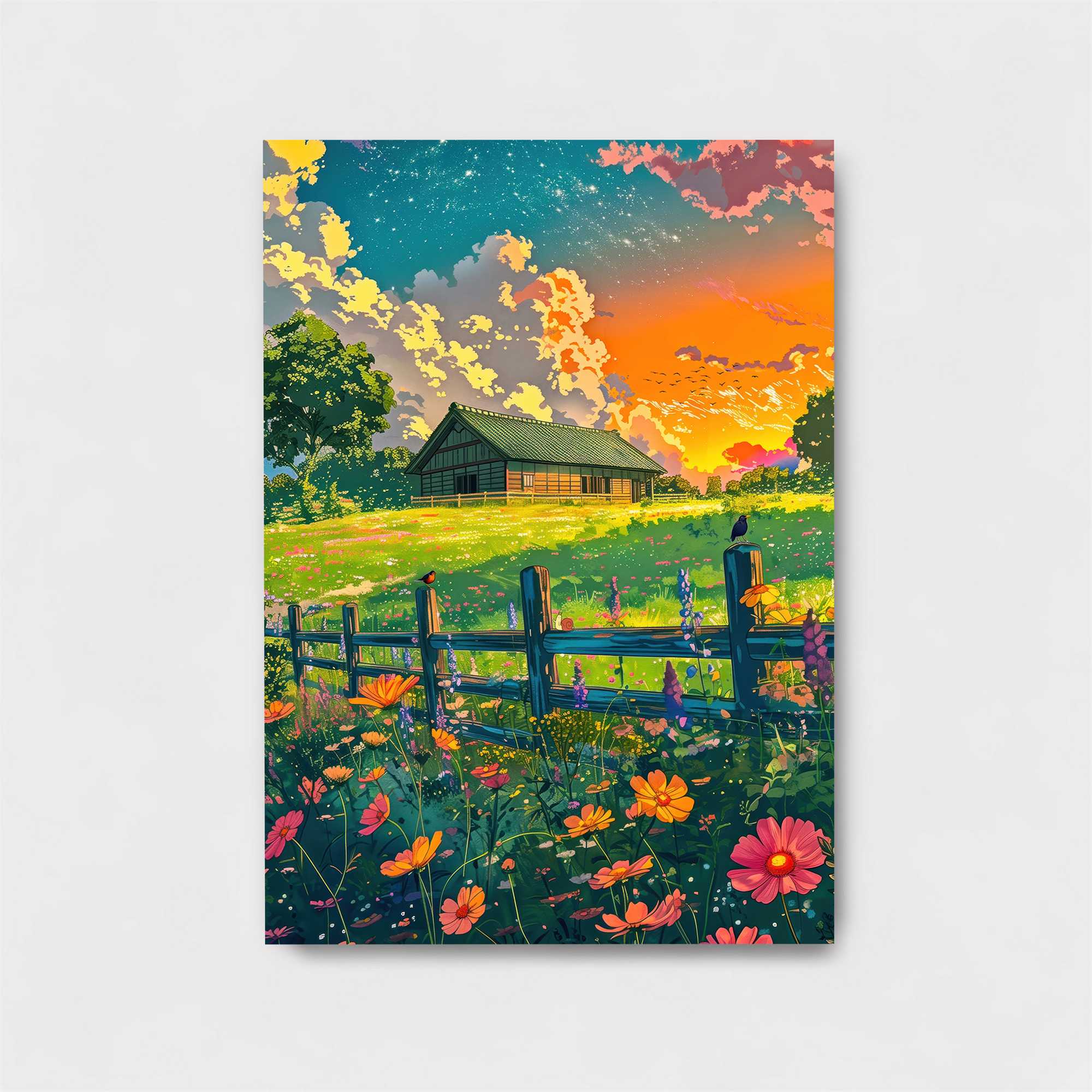 Cottage Serenity Safe Wall Magnetic / M