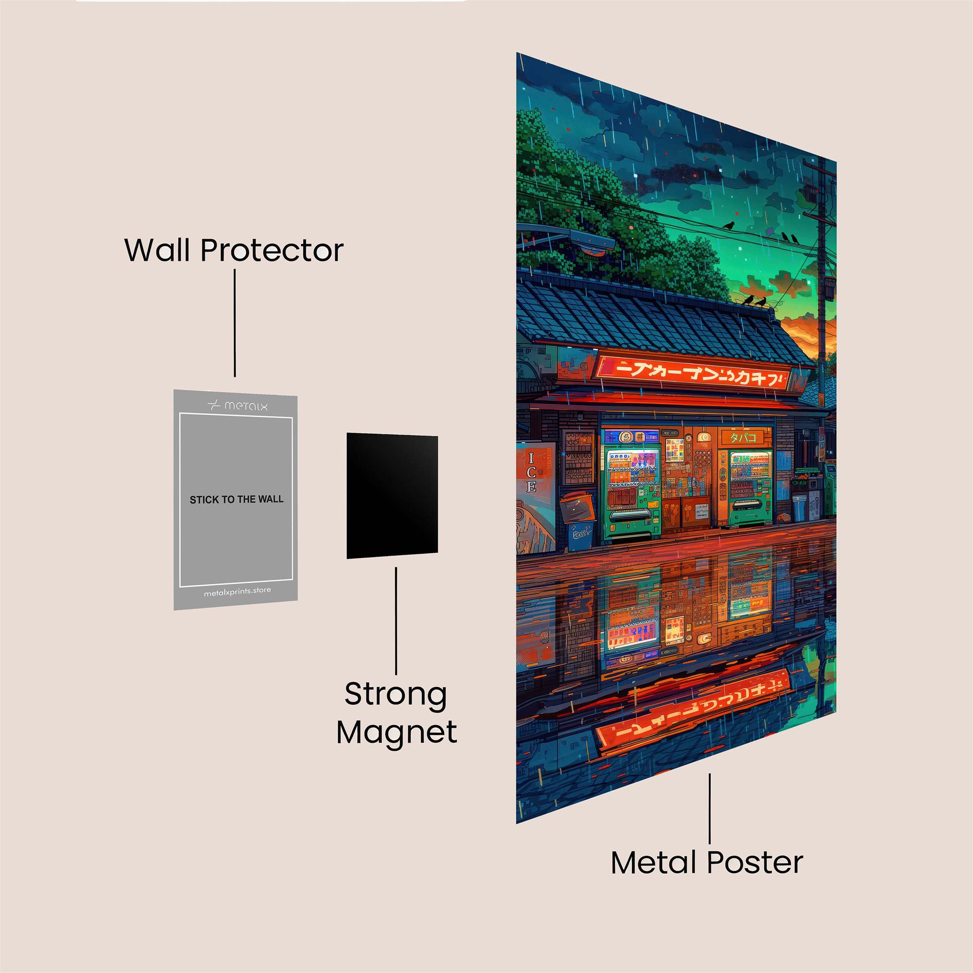 Ramen Reverie Safe Wall Magnetic / M
