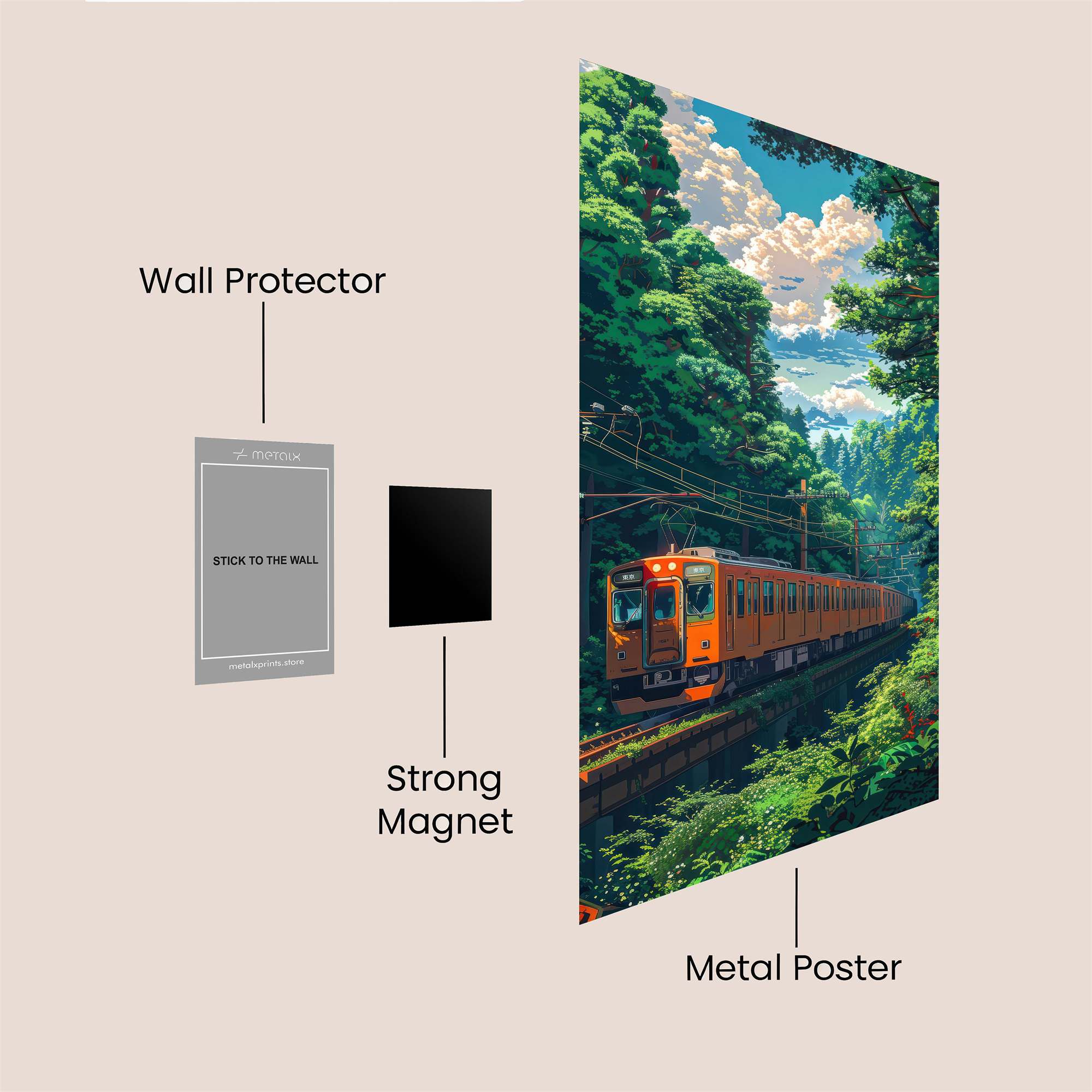 Forest Serenity Safe Wall Magnetic / M