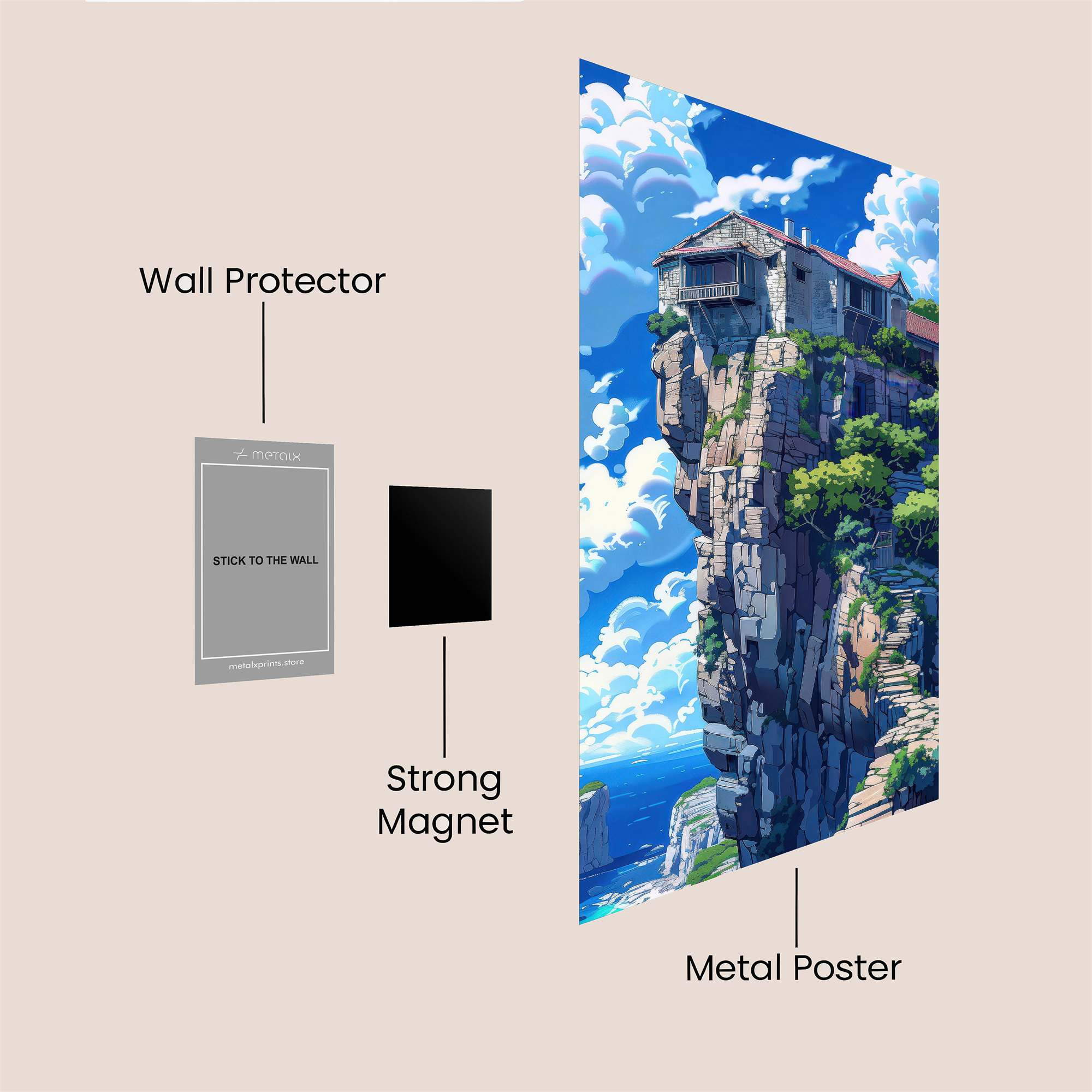 Cliff Haven Safe Wall Magnetic / M