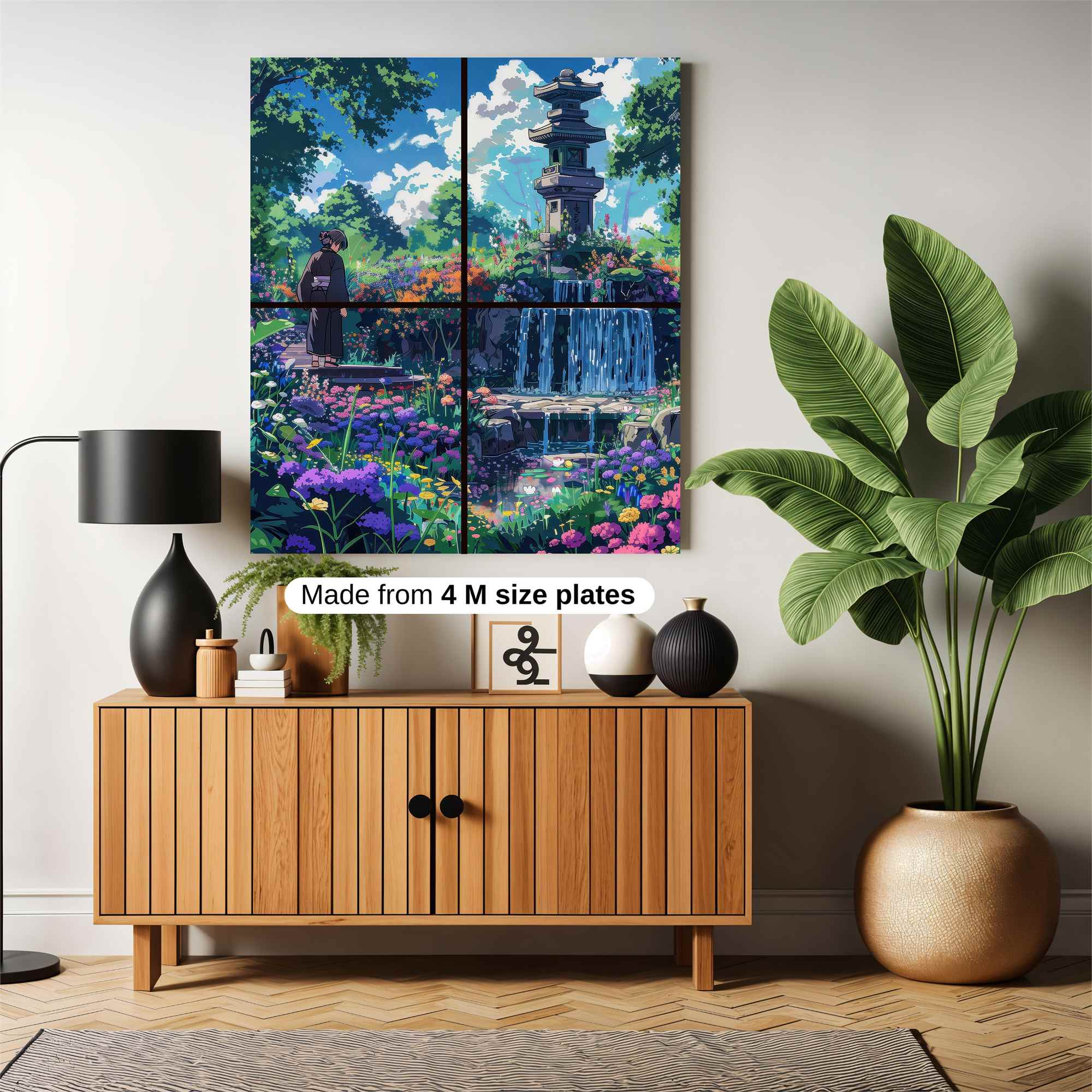 Garden Serenity Safe Wall Magnetic / M