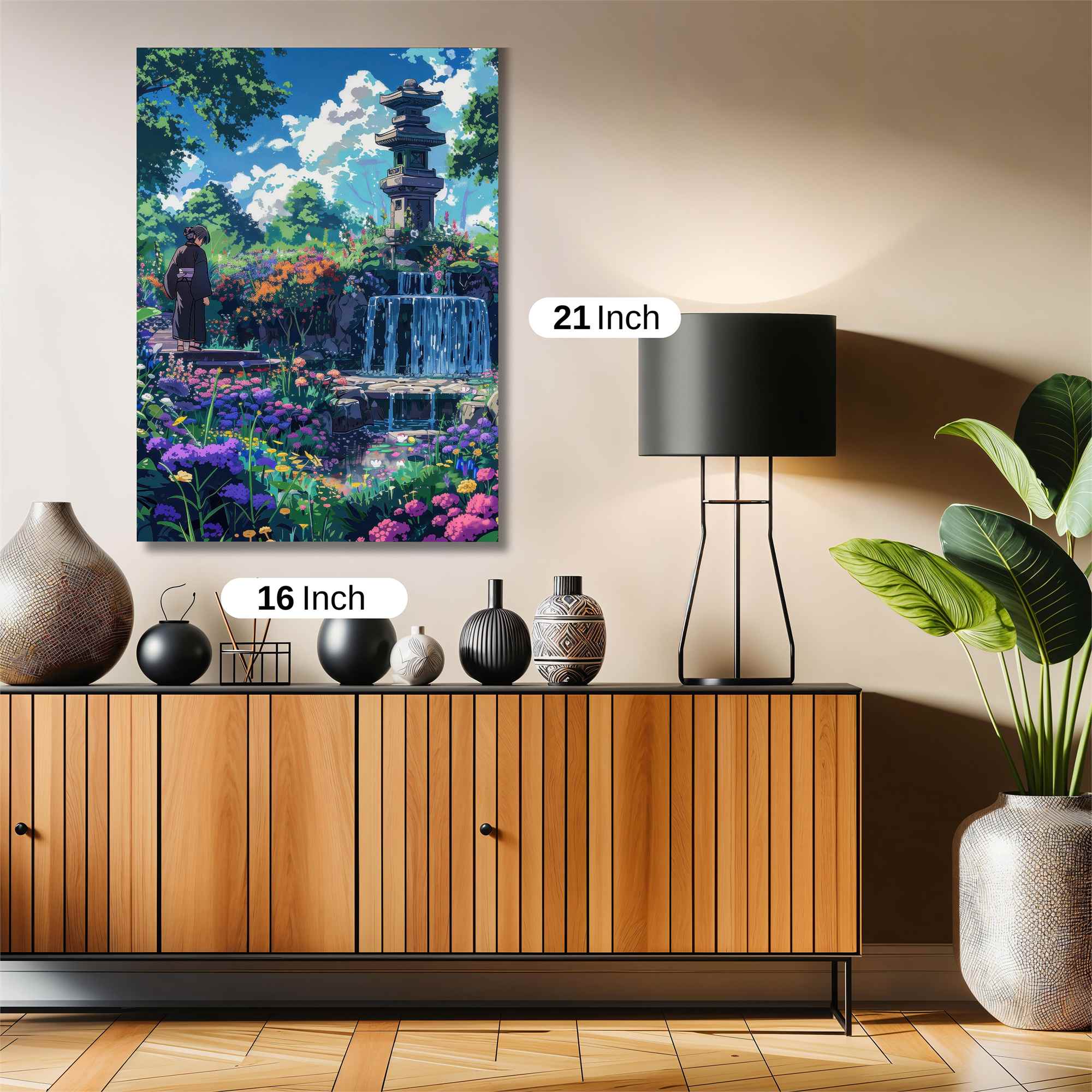 Garden Serenity Safe Wall Magnetic / M