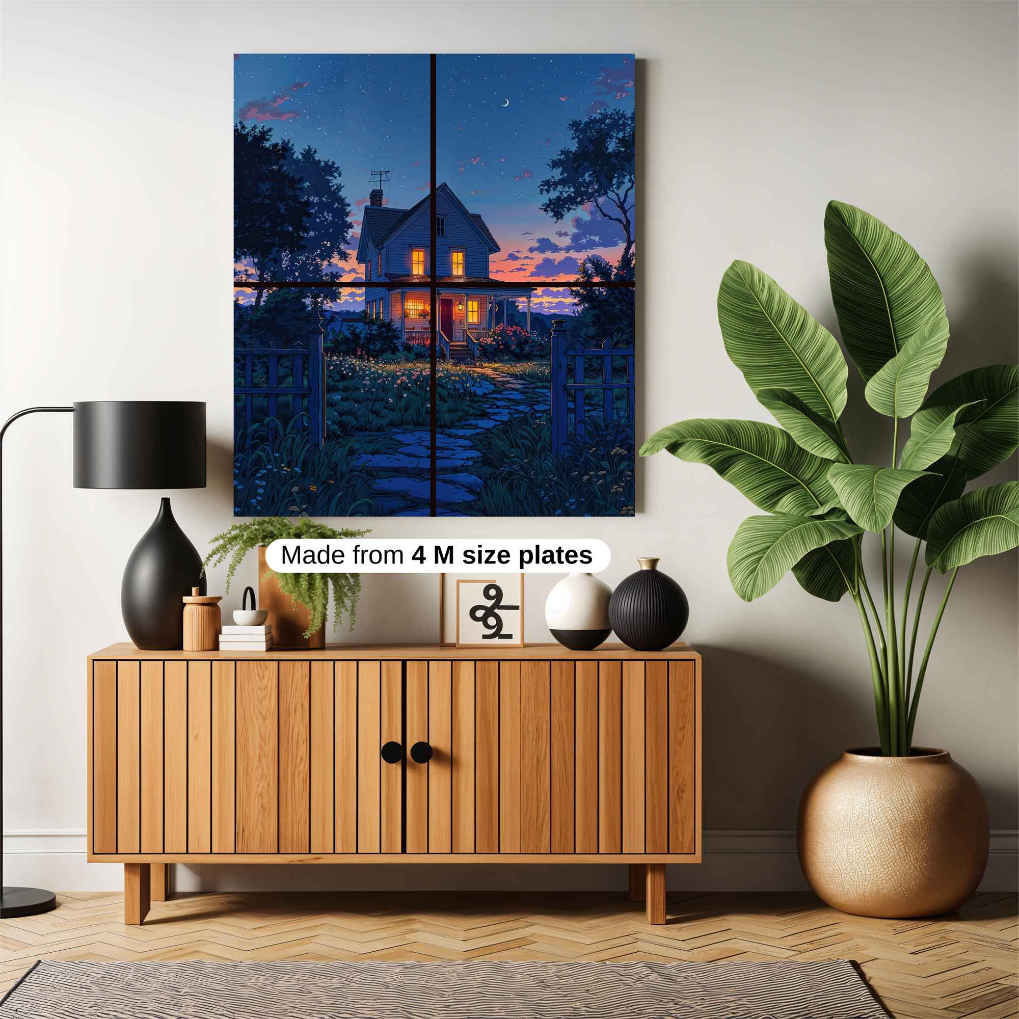 Cottage Serenity Safe Wall Magnetic / M