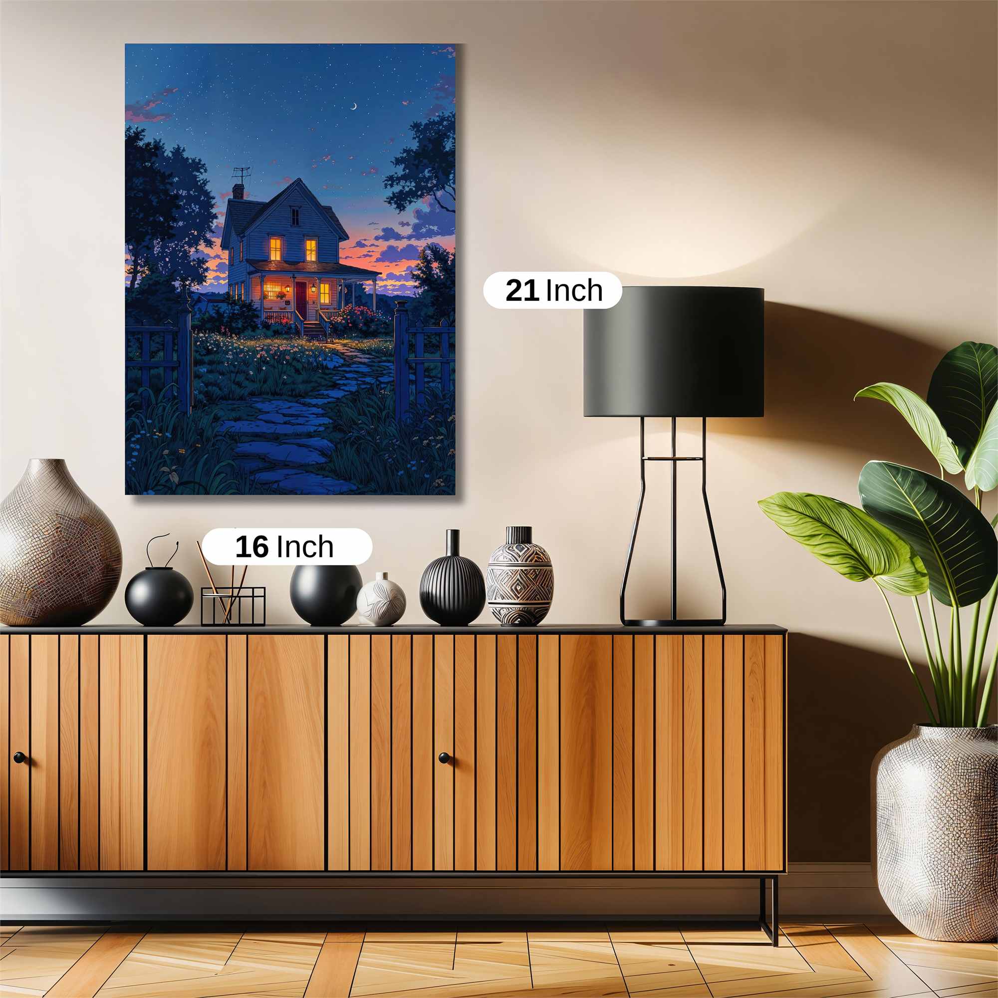 Cottage Serenity Safe Wall Magnetic / M