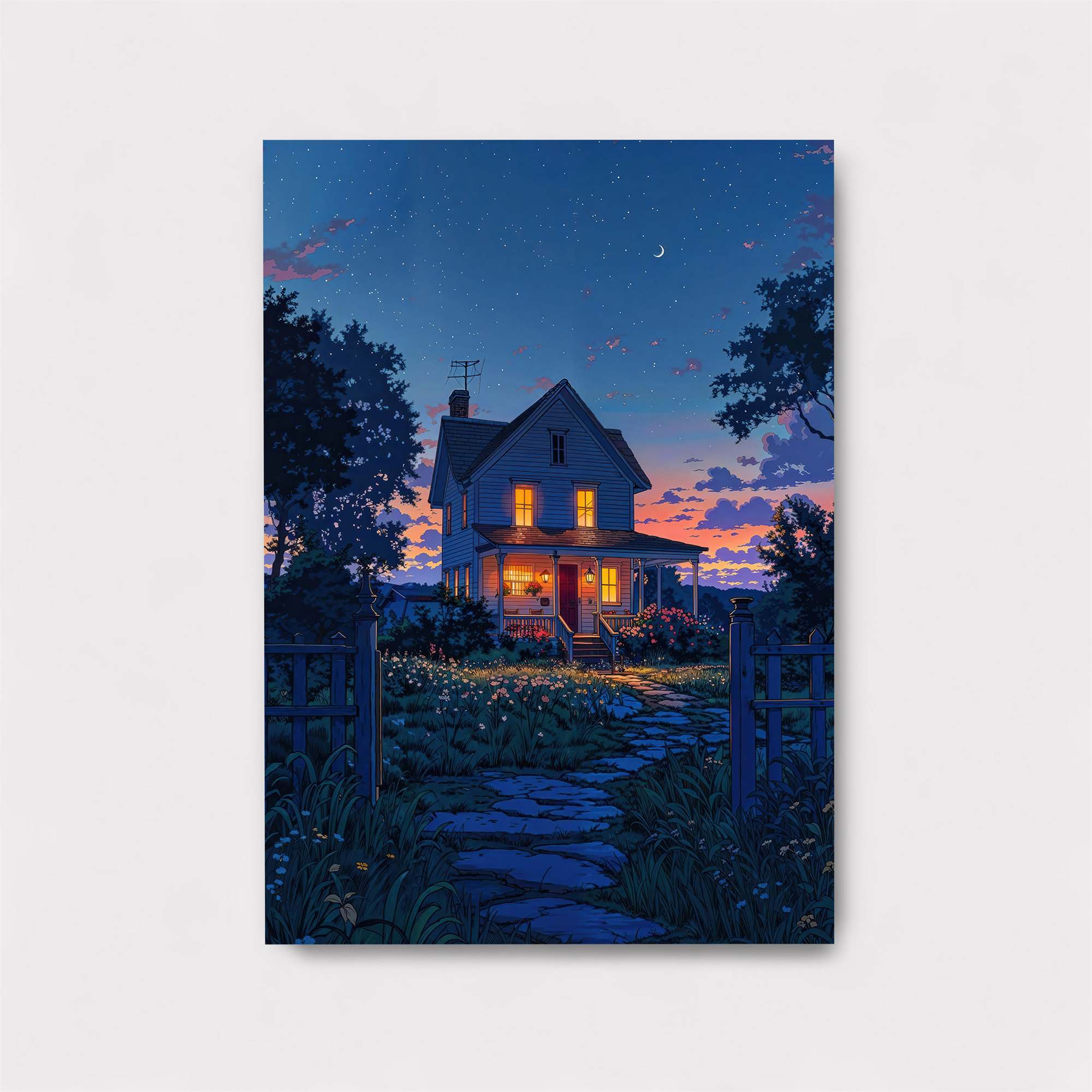 Cottage Serenity Safe Wall Magnetic / M