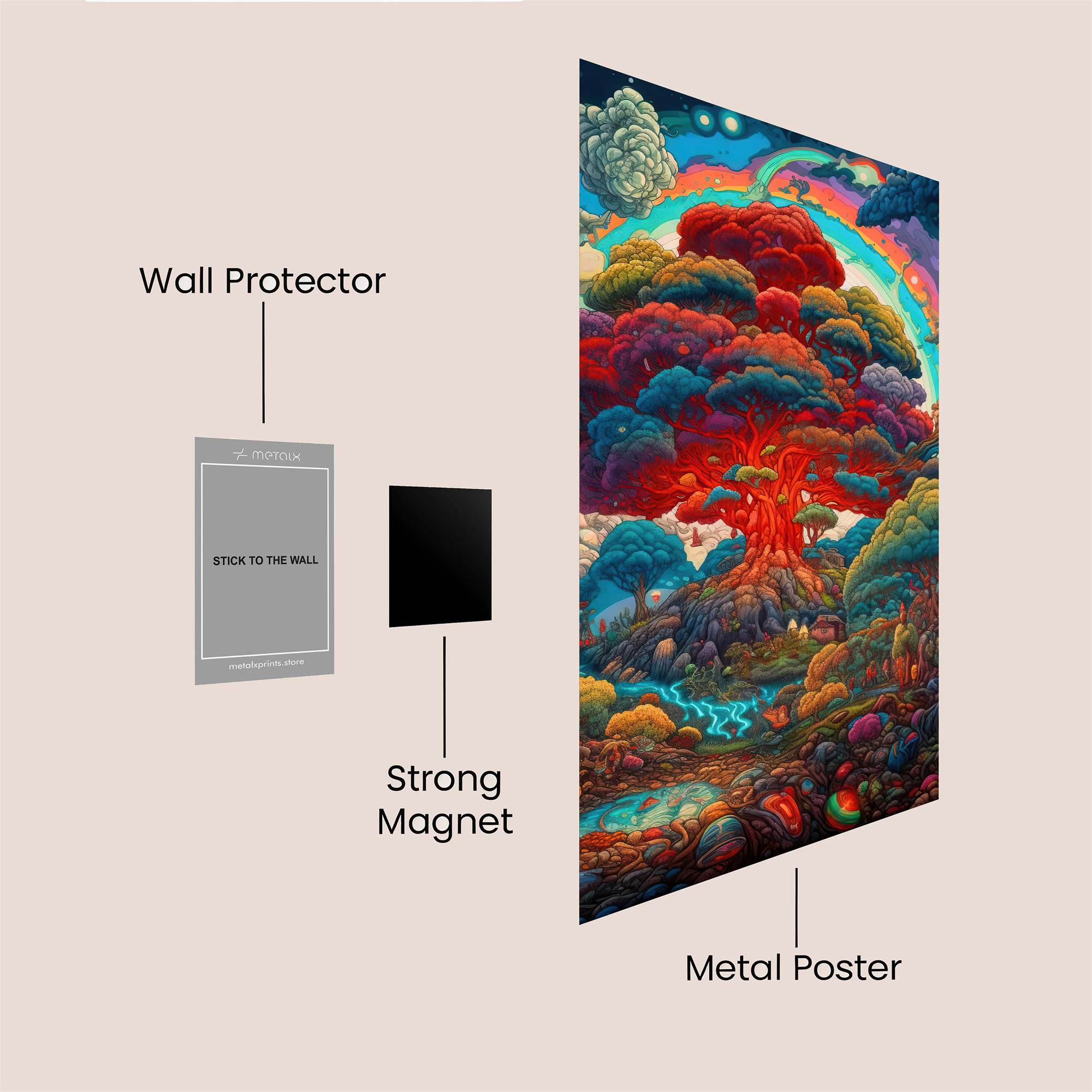 Yggdrasil Dream Safe Wall Magnetic / M