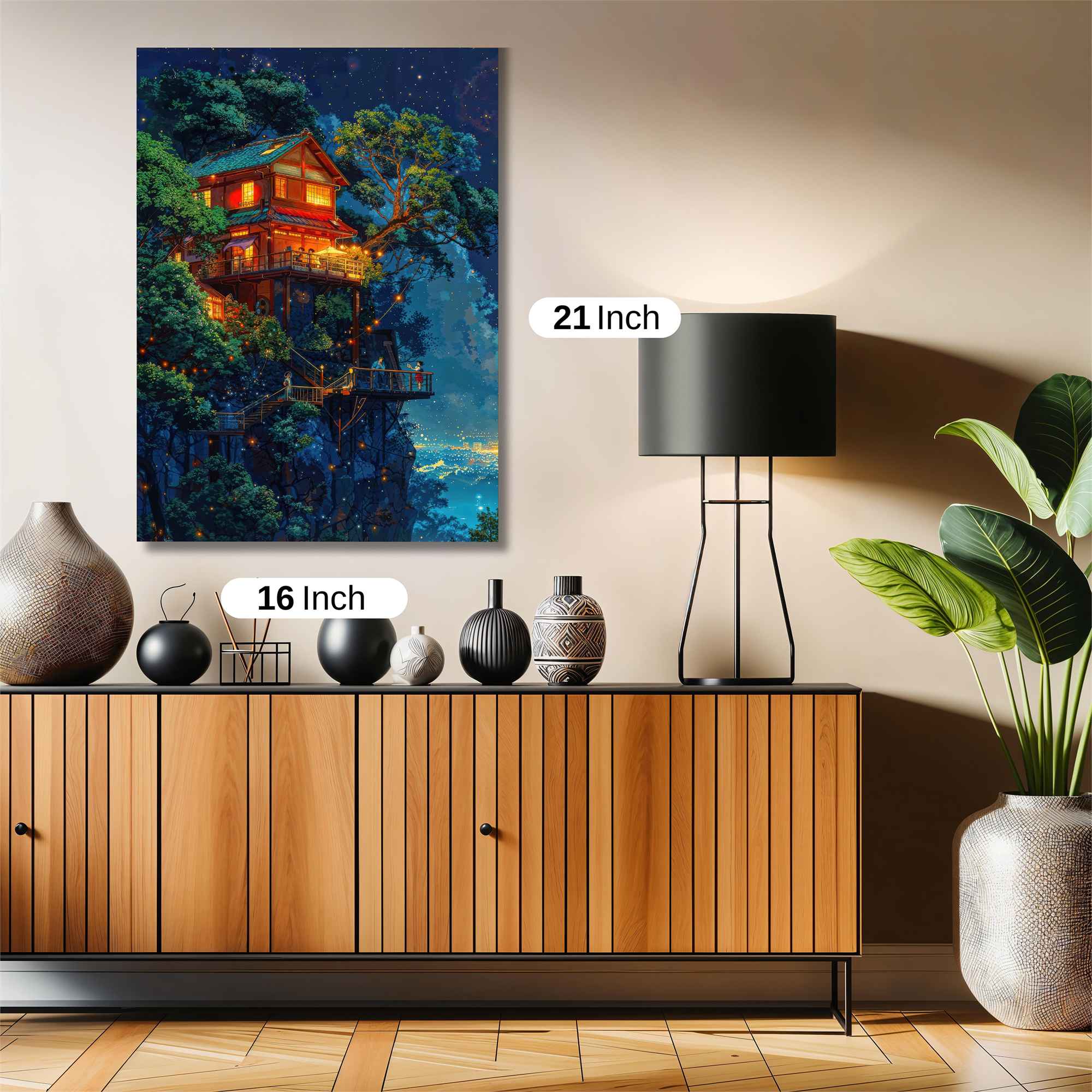 Treehouse Tranquil Safe Wall Magnetic / M