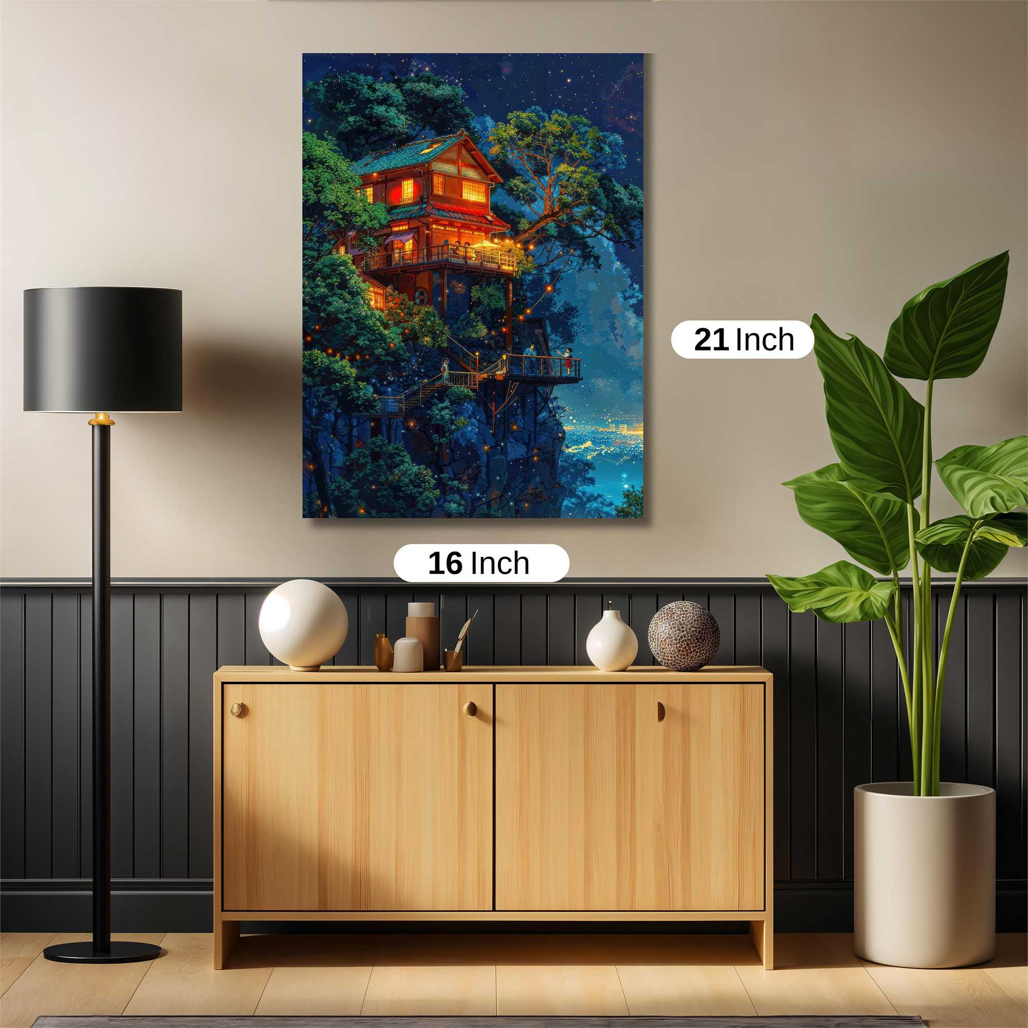 Treehouse Tranquil Safe Wall Magnetic / M