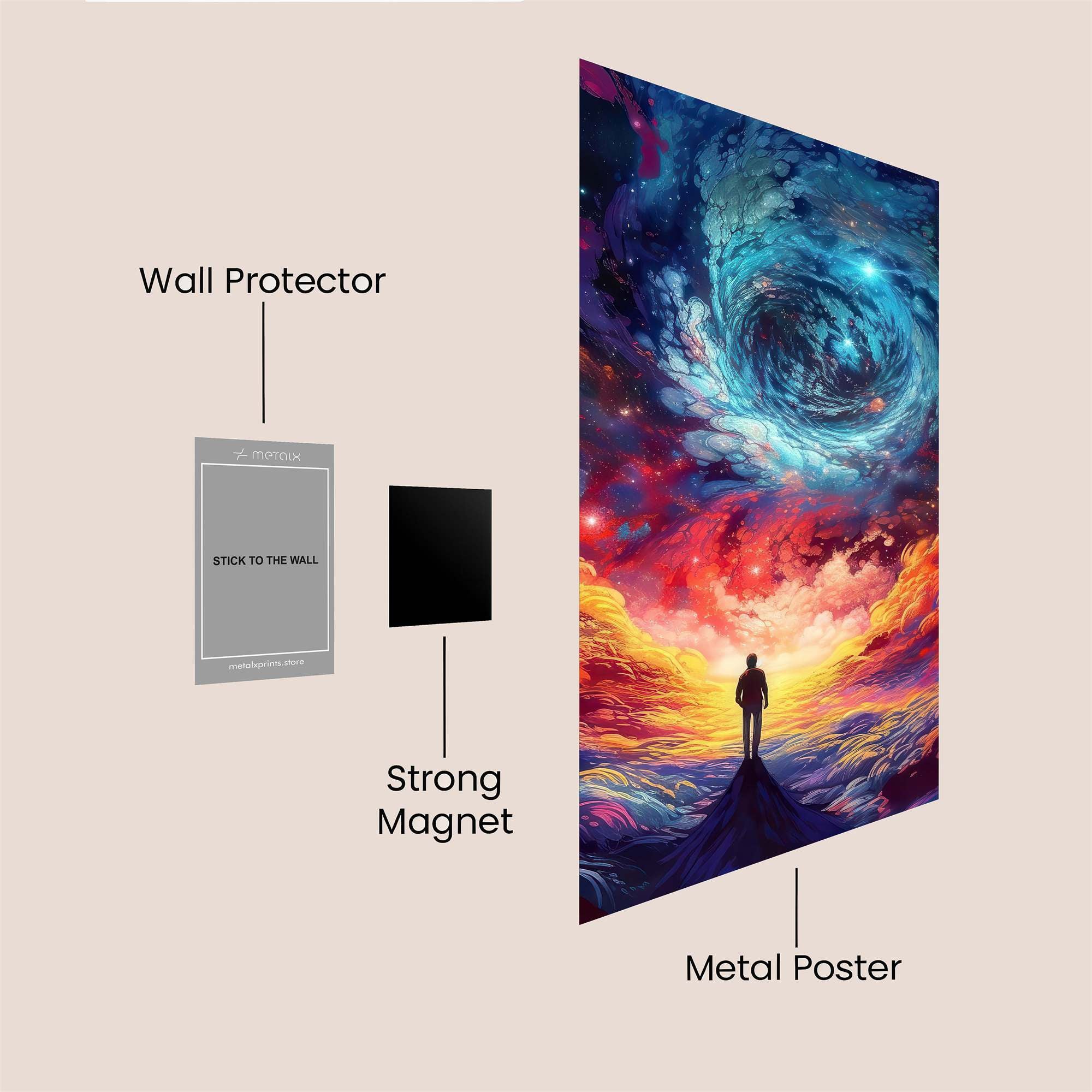 Cosmic Wonder Safe Wall Magnetic / M