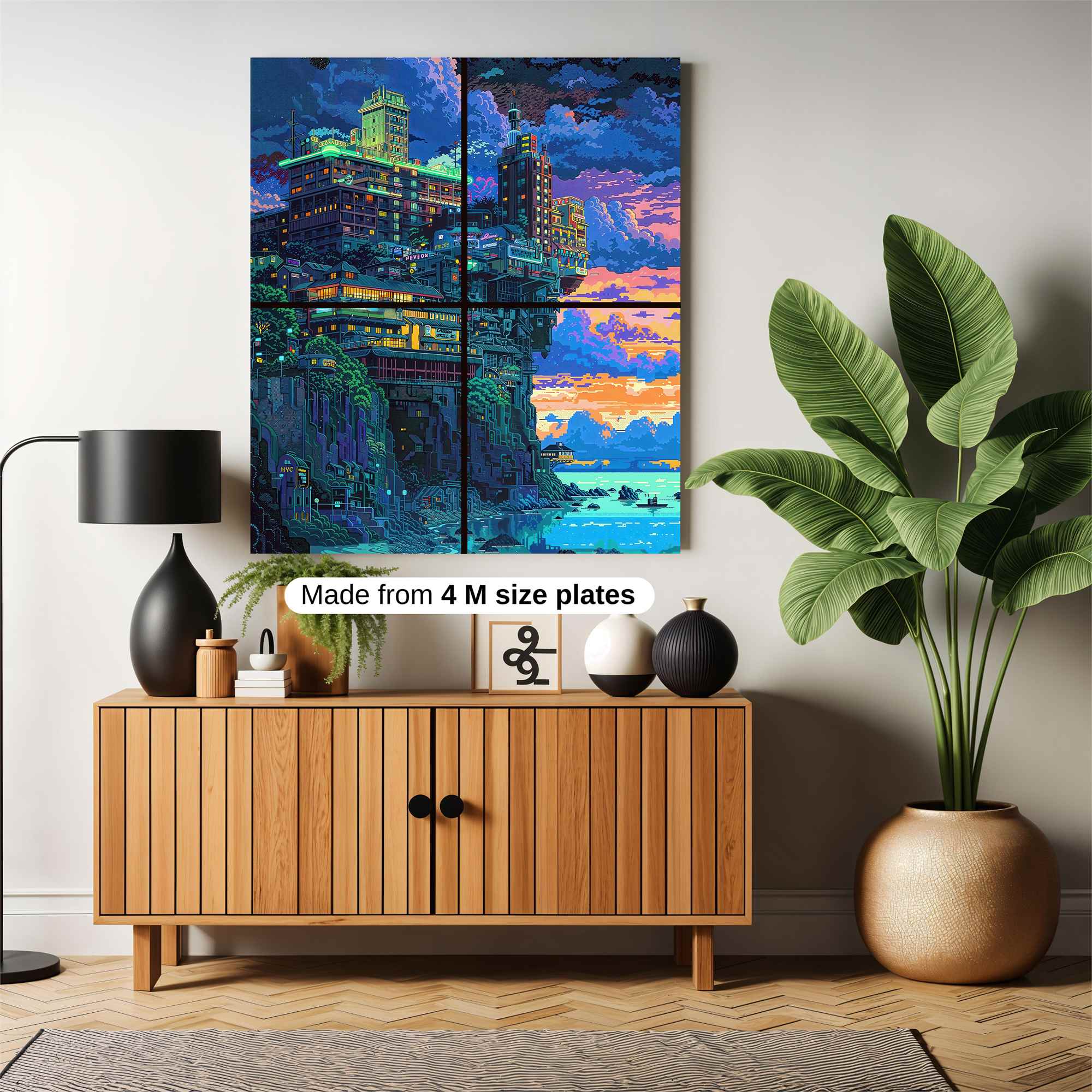 Neon Serenity Safe Wall Magnetic / M