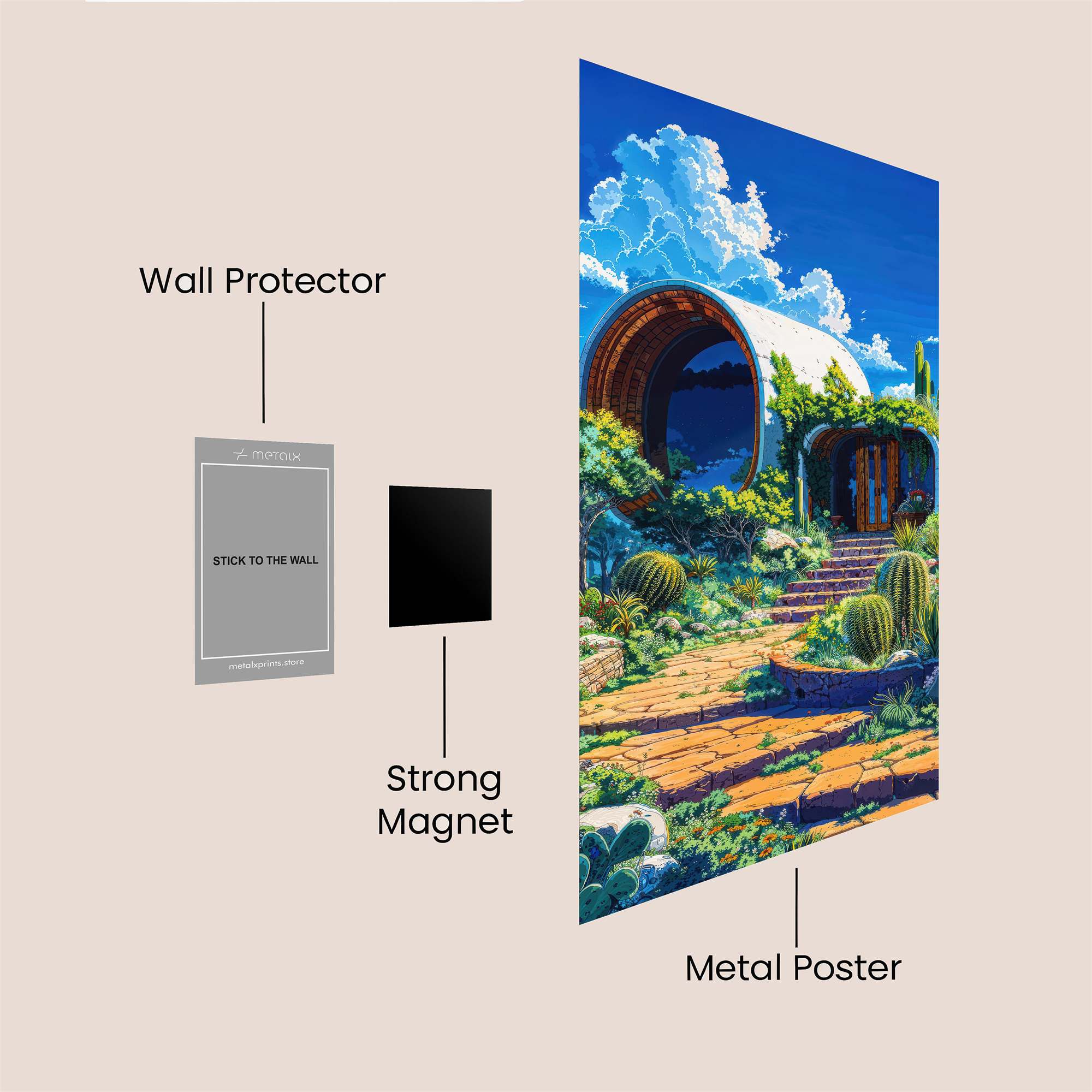 Desert Dream Safe Wall Magnetic / M