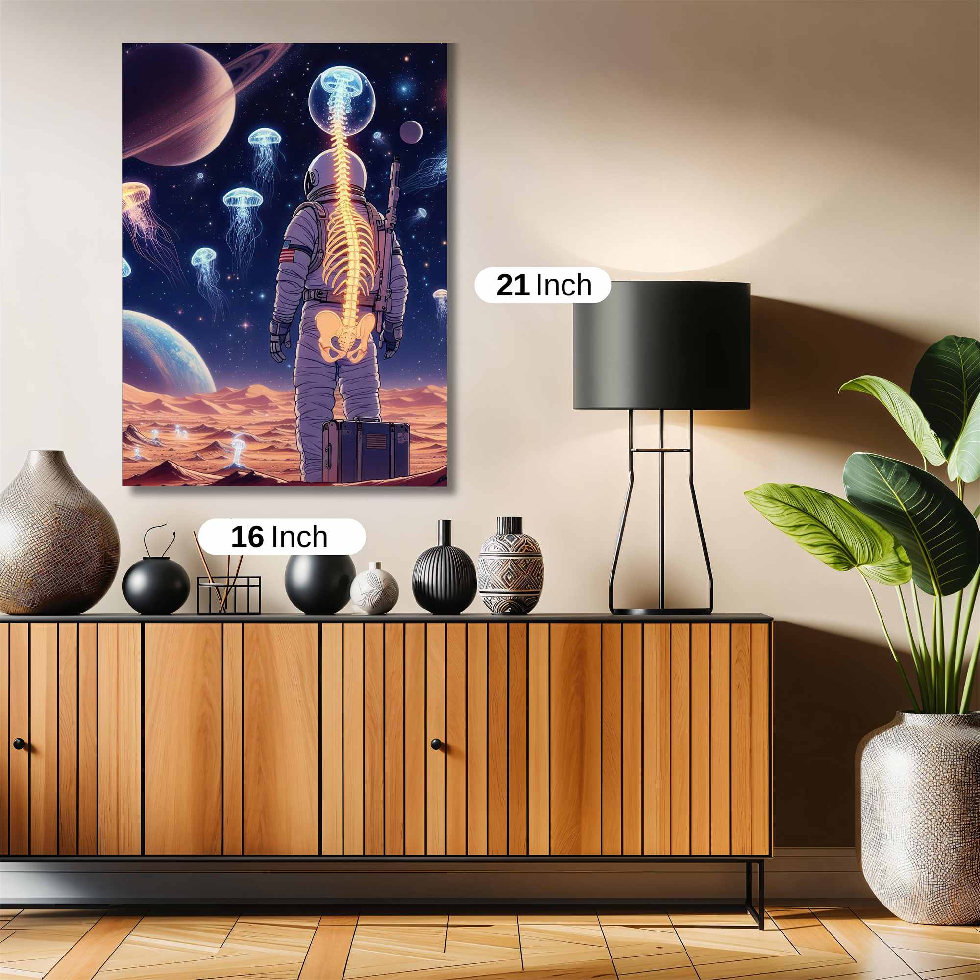 Astronaut Dreamscape Safe Wall Magnetic / M