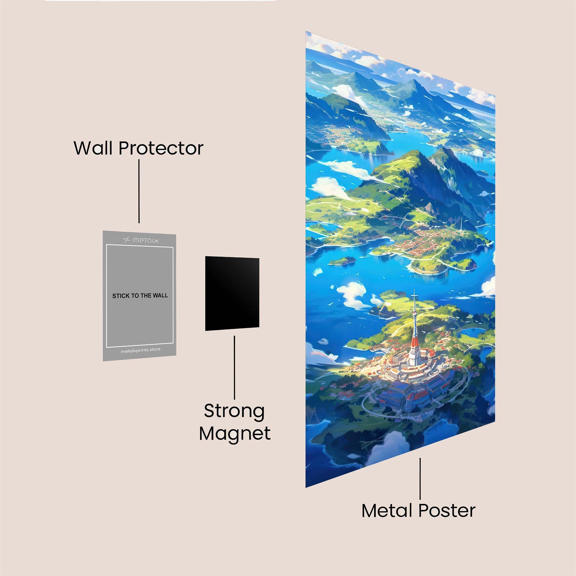 Avalon Dream Safe Wall Magnetic / M