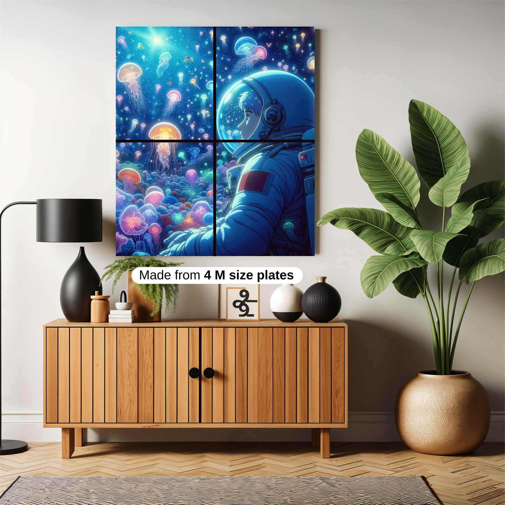 Astronaut Dreamscape Safe Wall Magnetic / M