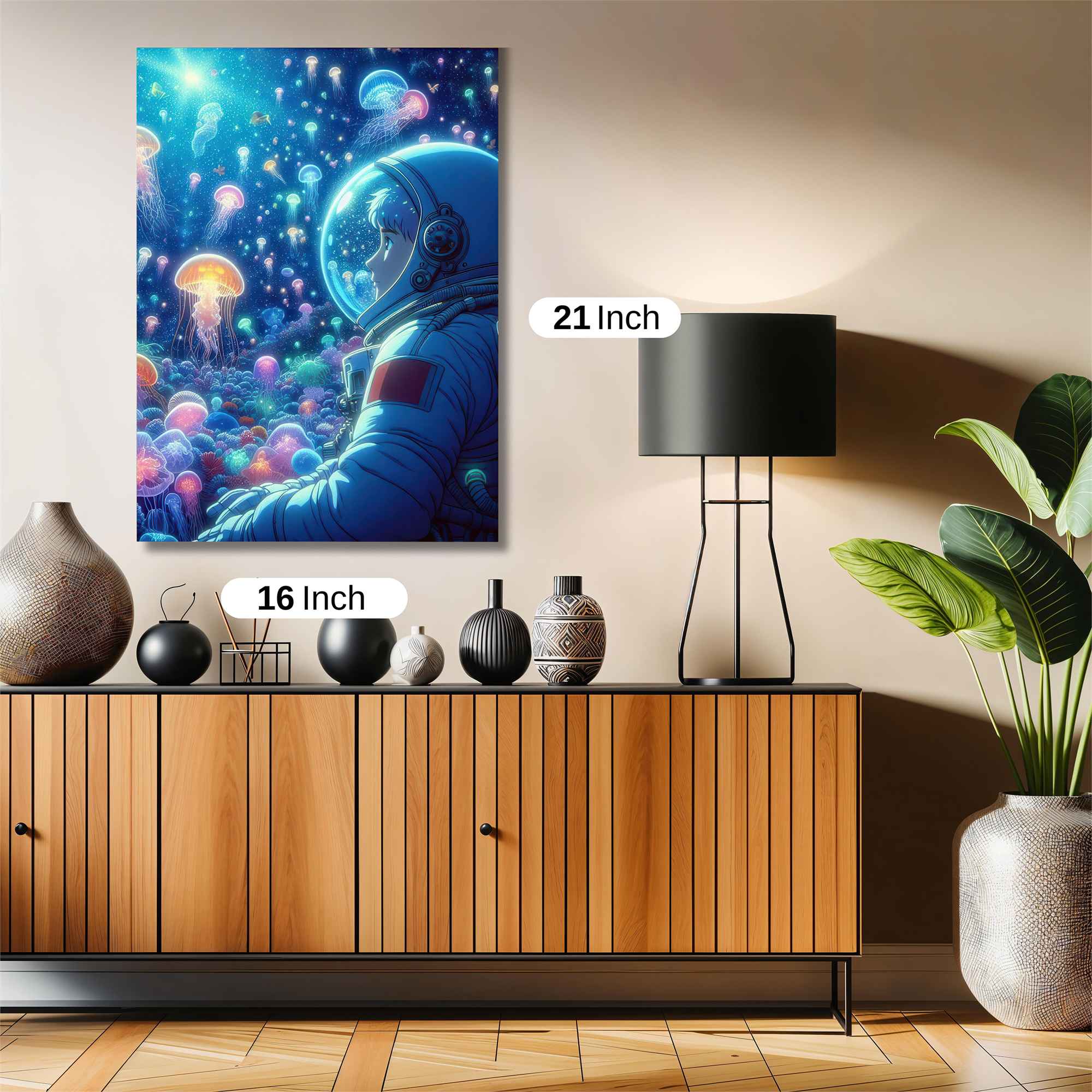 Astronaut Dreamscape Safe Wall Magnetic / M