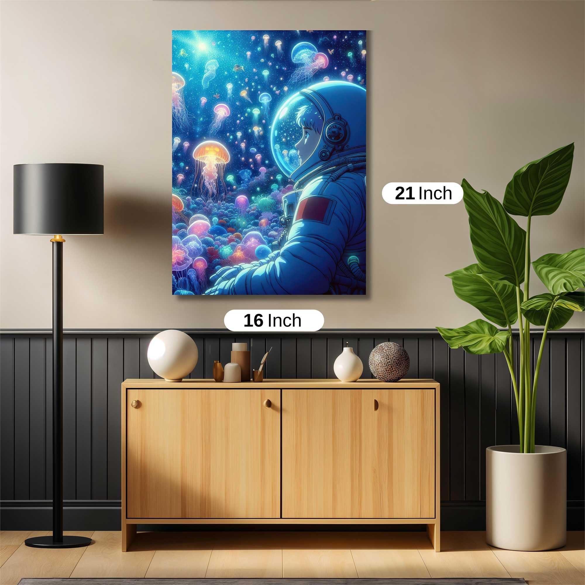 Astronaut Dreamscape Safe Wall Magnetic / M