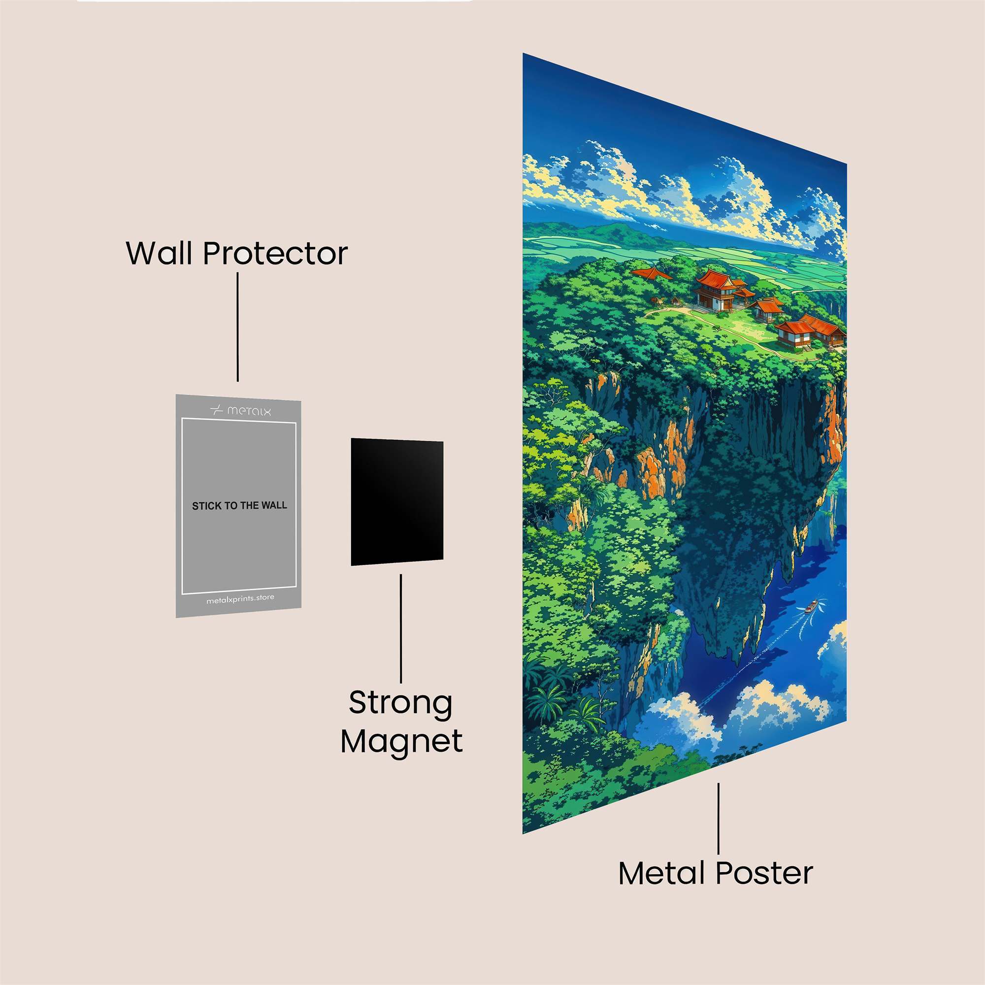 Laputa Dream Safe Wall Magnetic / M