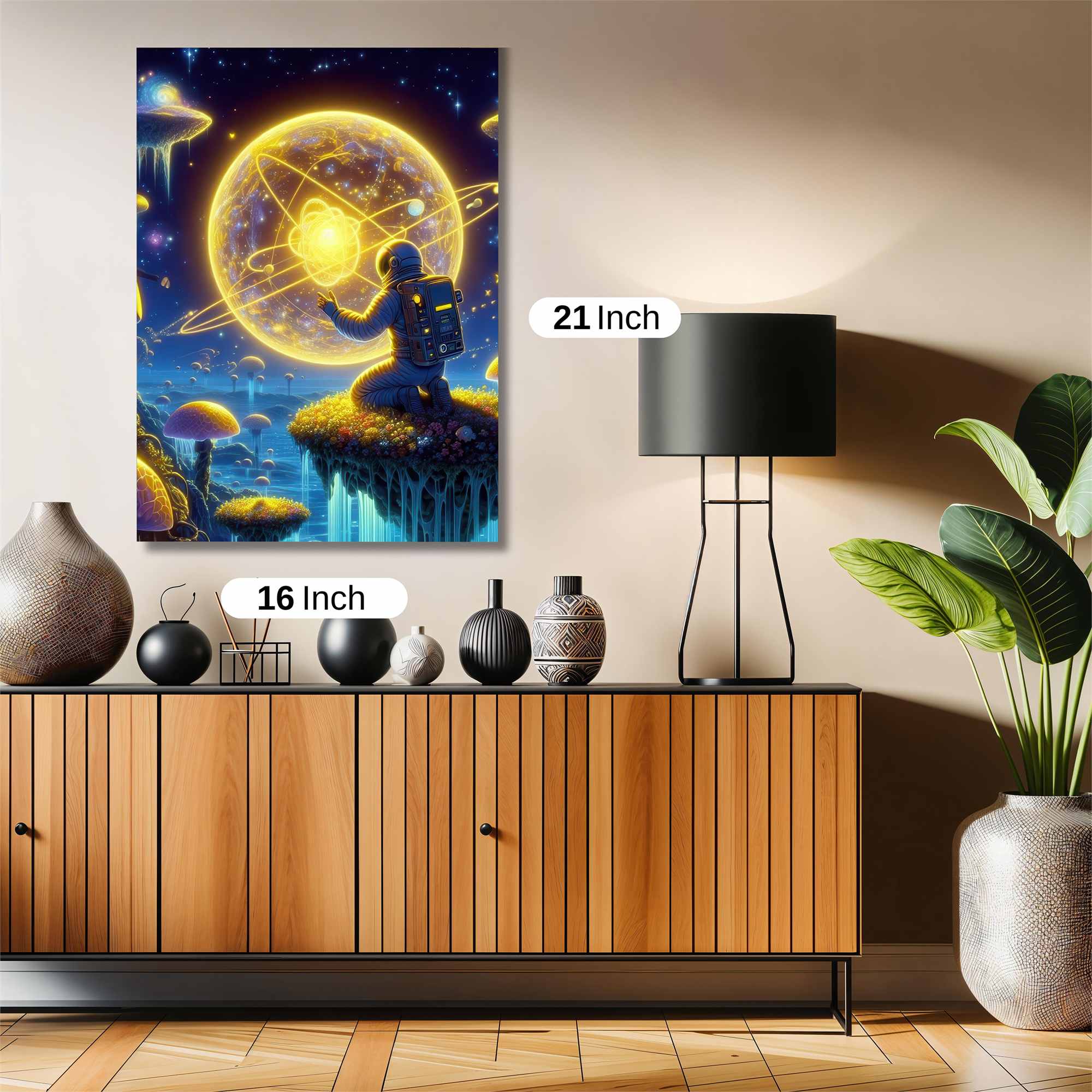 Astronaut Dreaming Safe Wall Magnetic / M