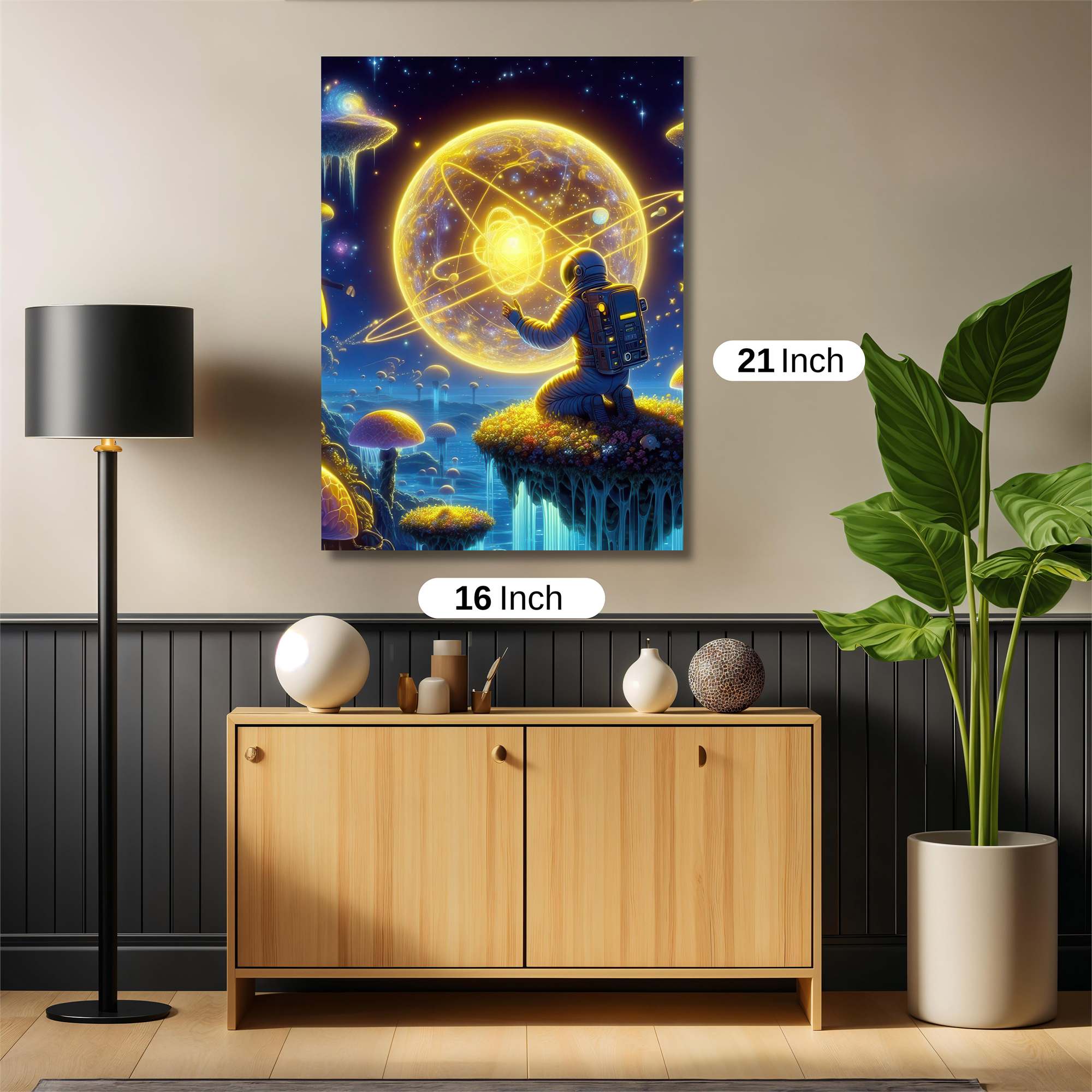 Astronaut Dreaming Safe Wall Magnetic / M