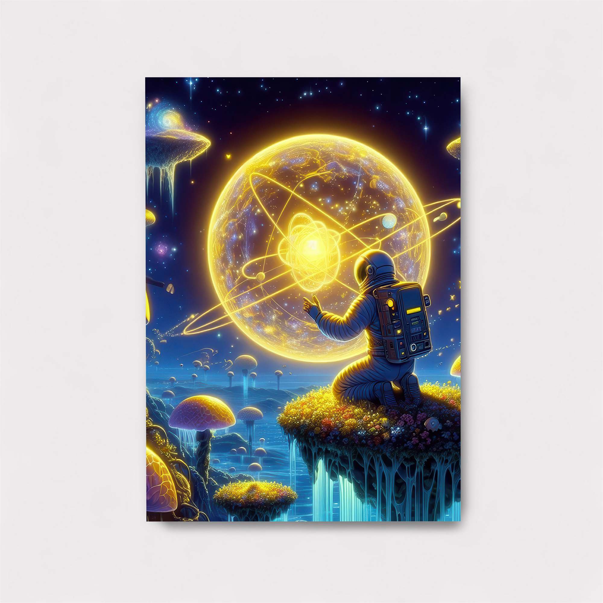 Astronaut Dreaming Safe Wall Magnetic / M