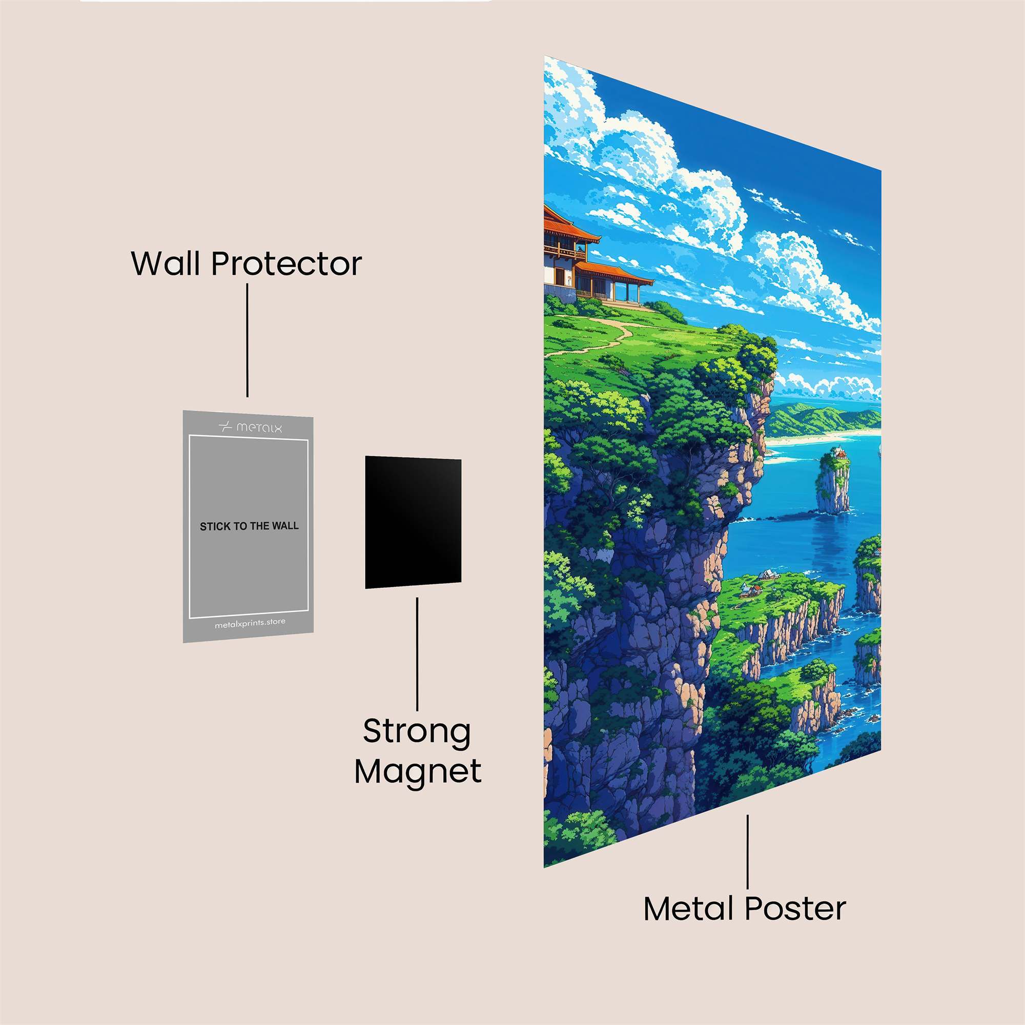 Cliffside Serenity Safe Wall Magnetic / M