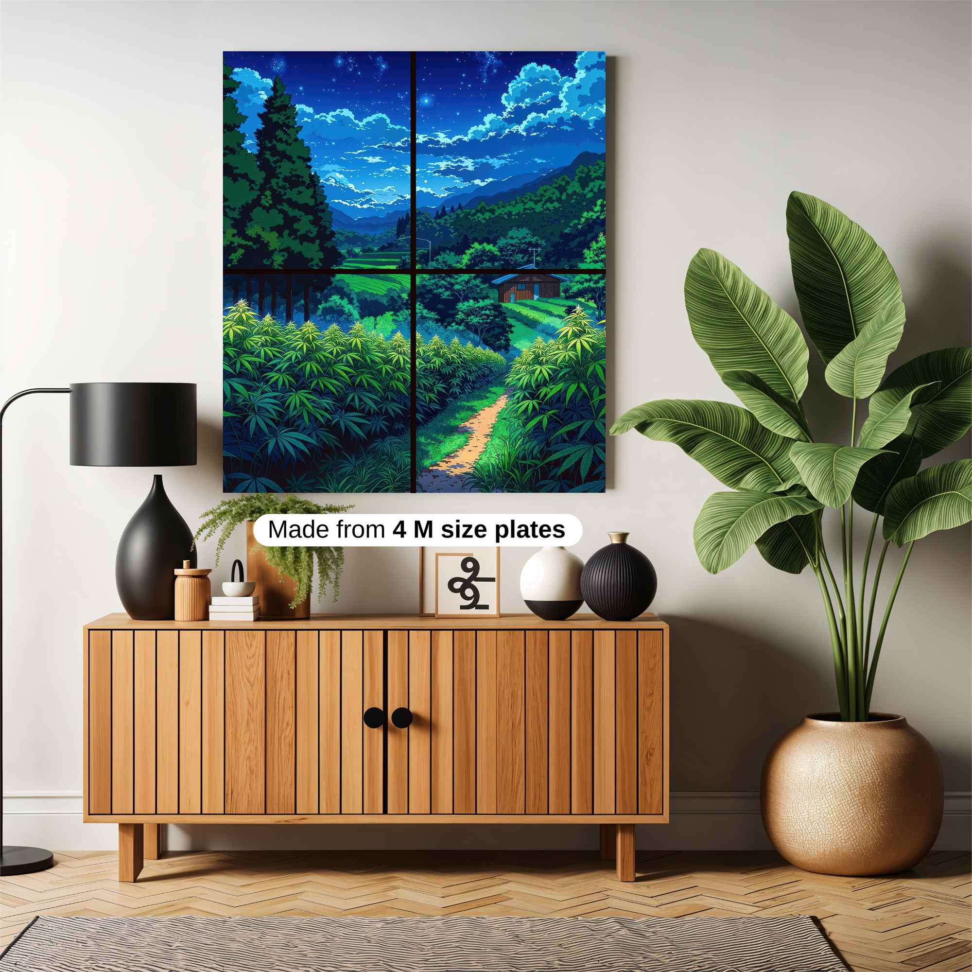 Moonlit Escape Safe Wall Magnetic / M