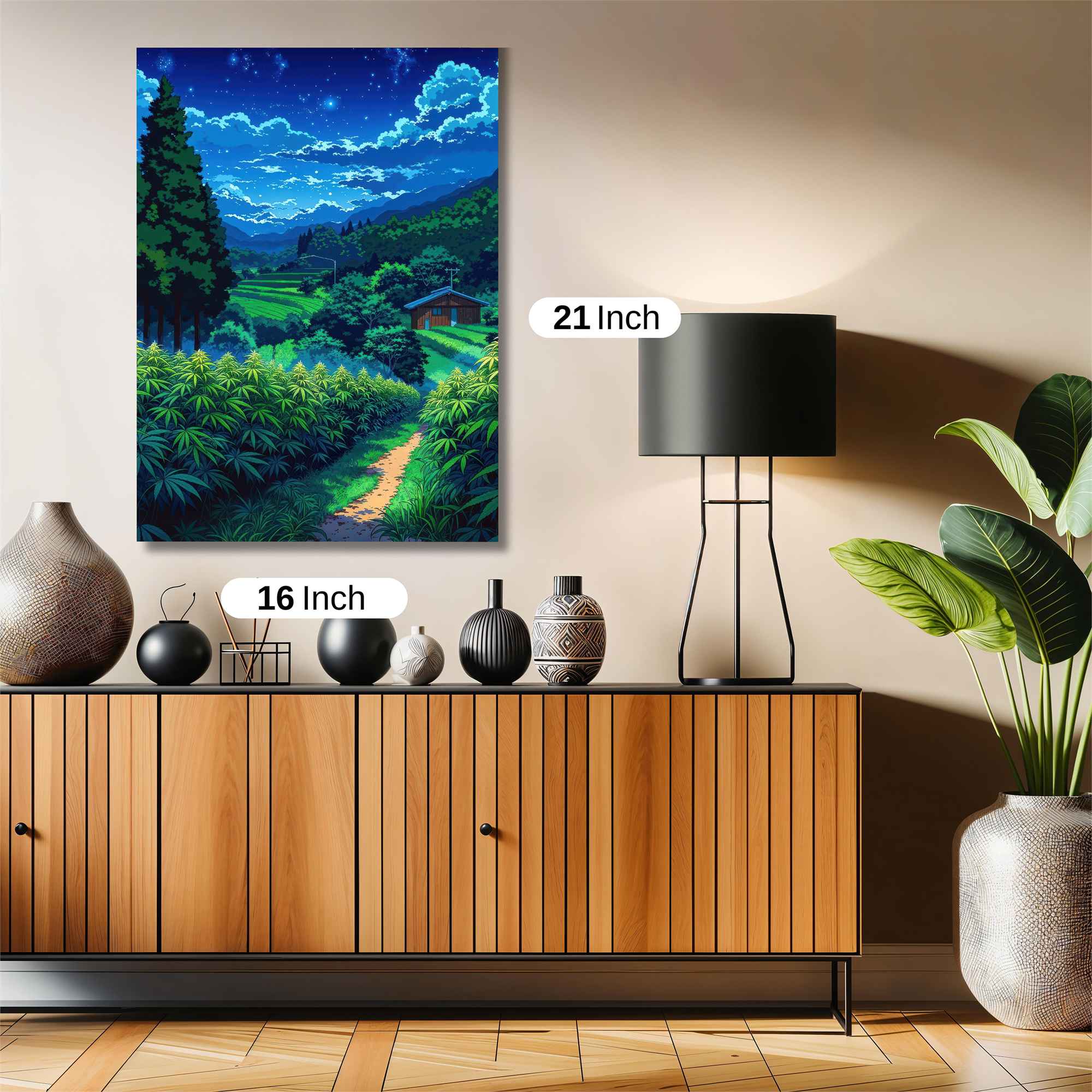 Moonlit Escape Safe Wall Magnetic / M