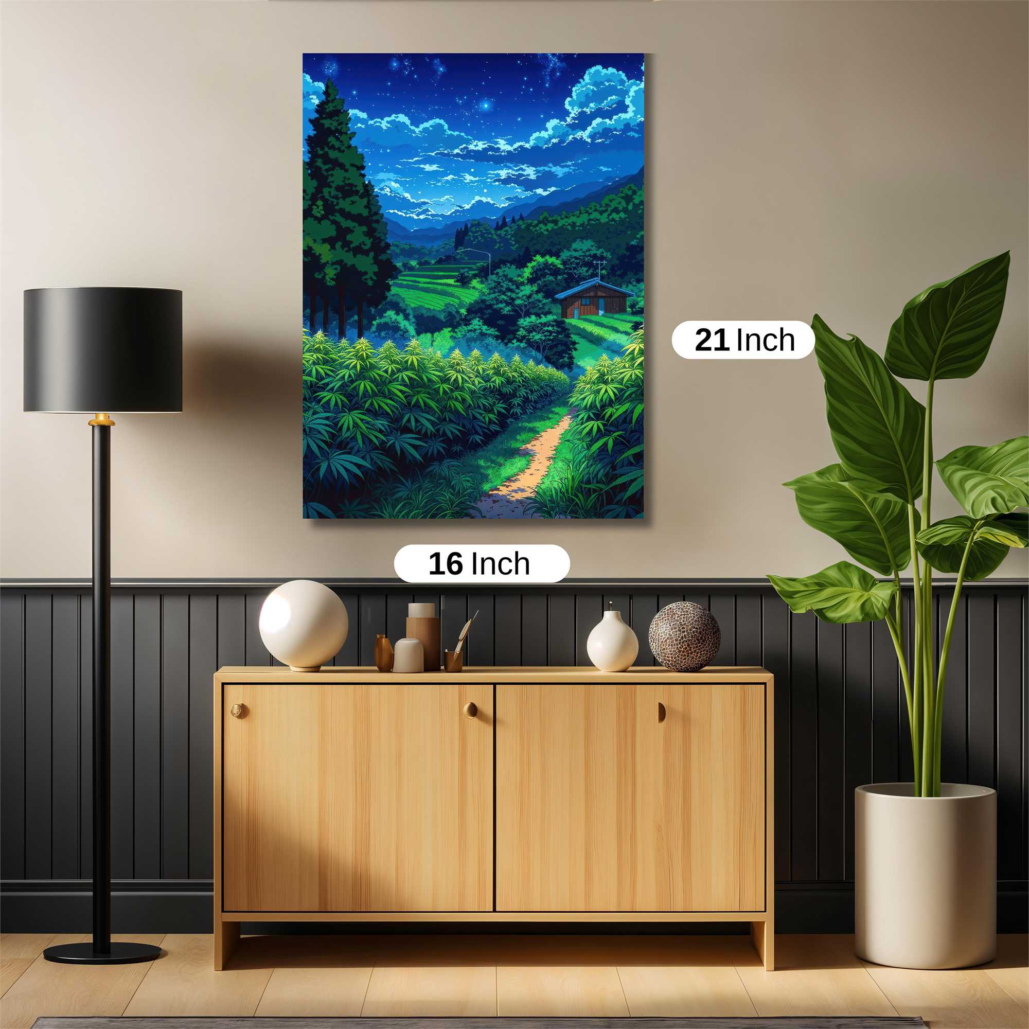 Moonlit Escape Safe Wall Magnetic / M