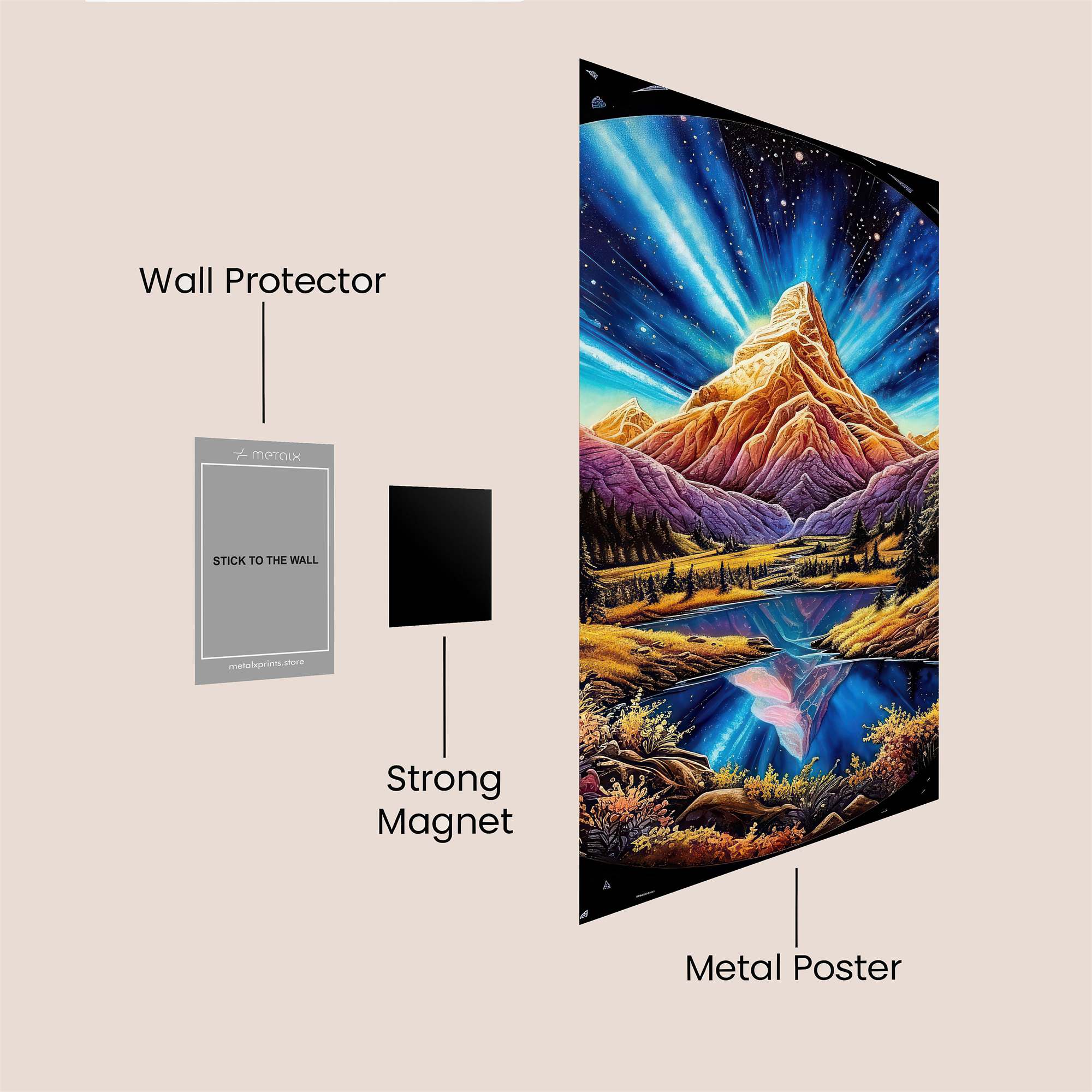 Mountain Radiance Safe Wall Magnetic / M