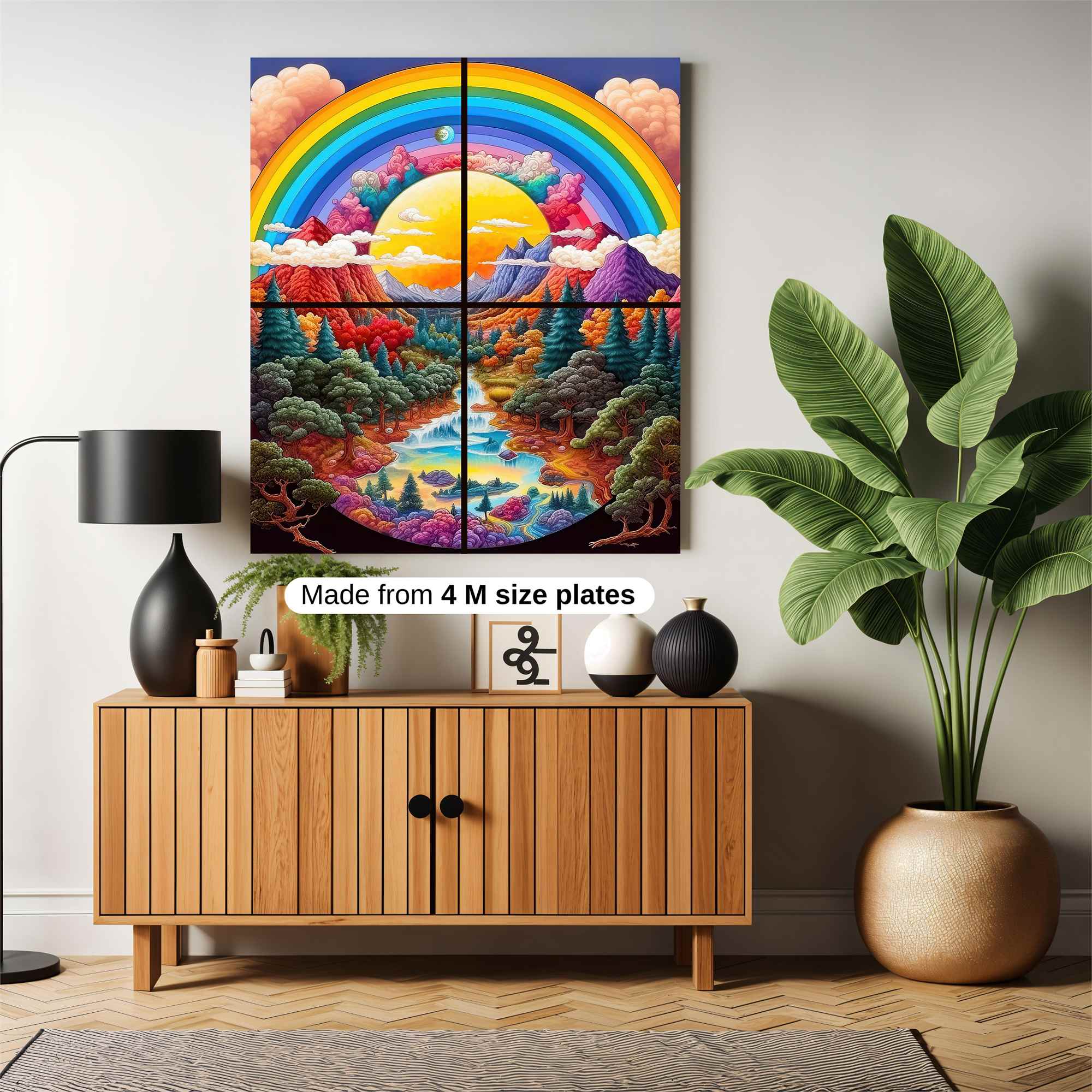 Rainbow Serenity Safe Wall Magnetic / M