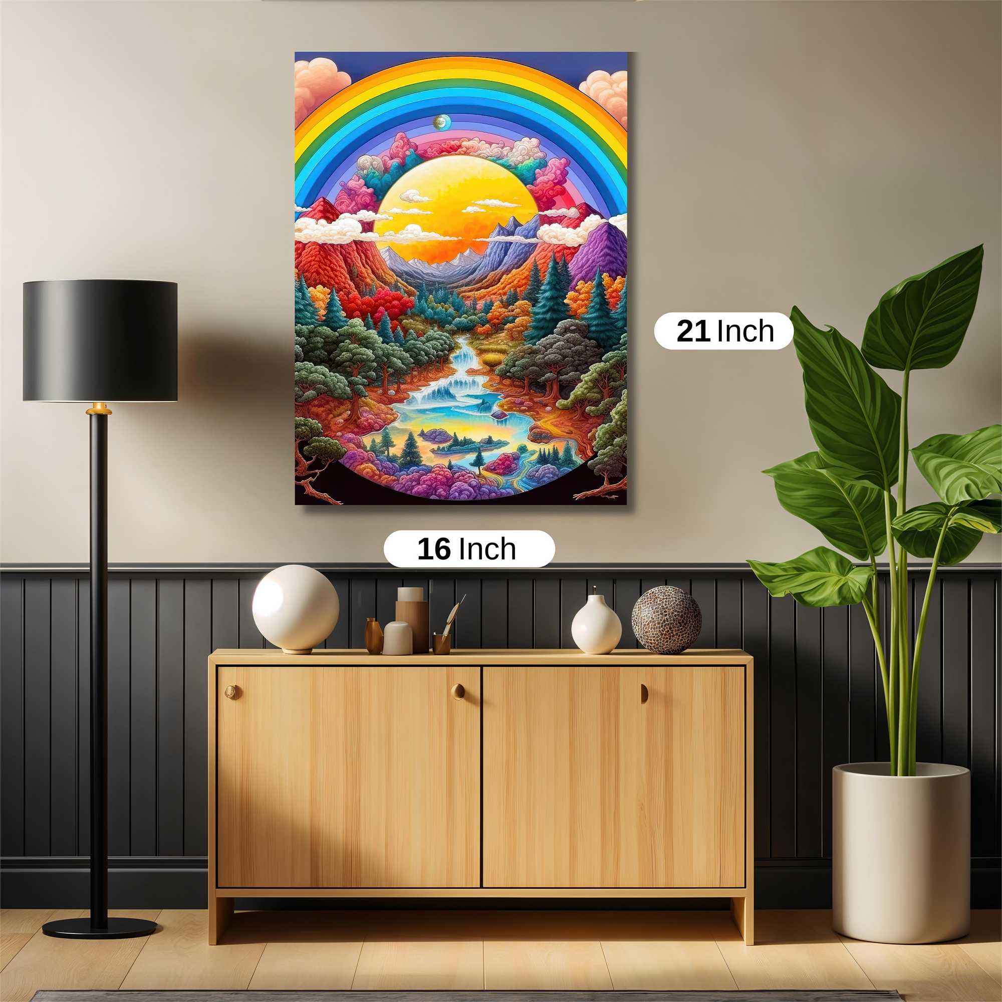 Rainbow Serenity Safe Wall Magnetic / M