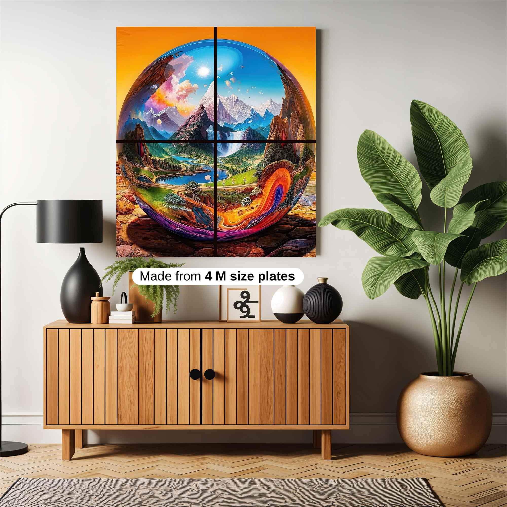 Mountain Dreamscape Safe Wall Magnetic / M