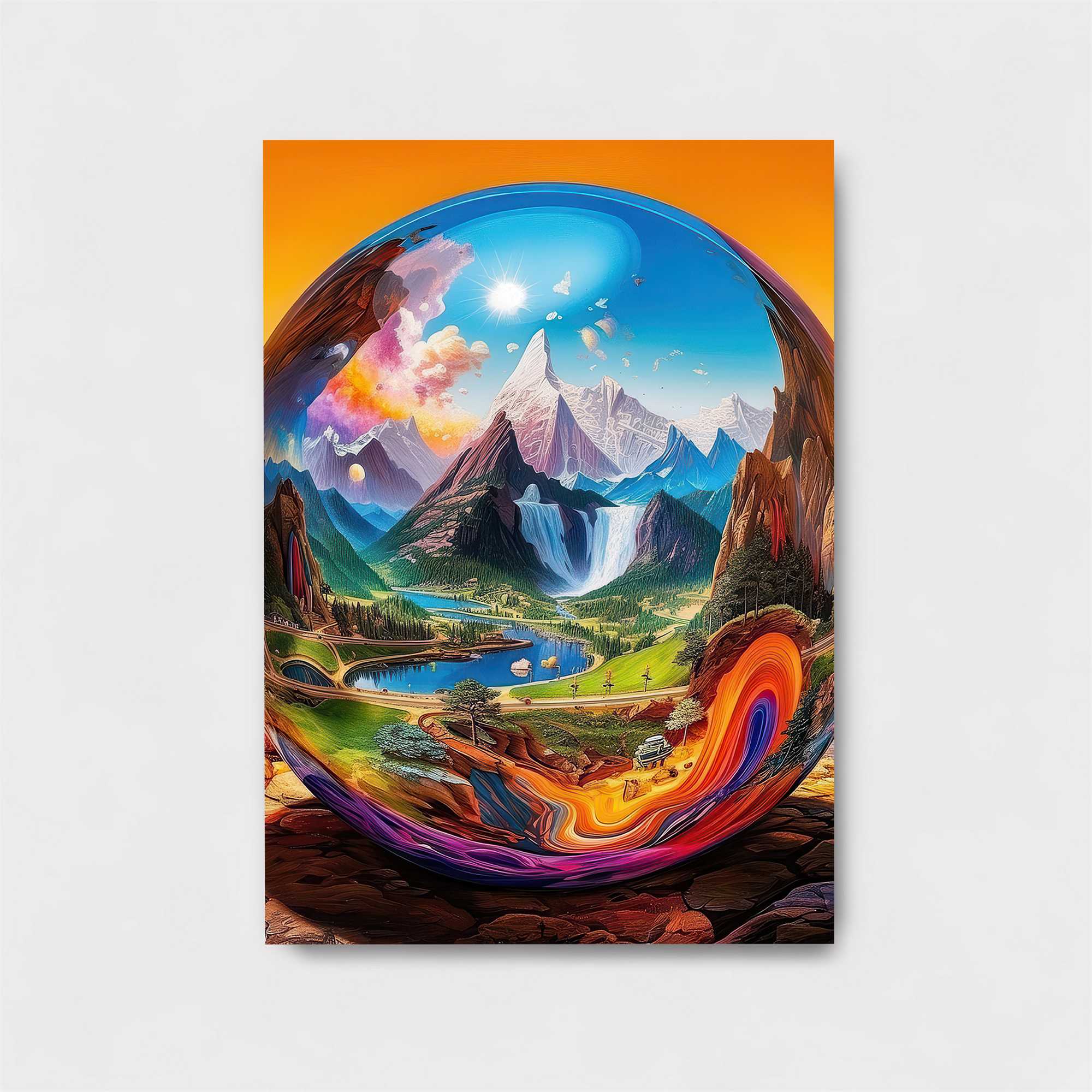 Mountain Dreamscape Safe Wall Magnetic / M
