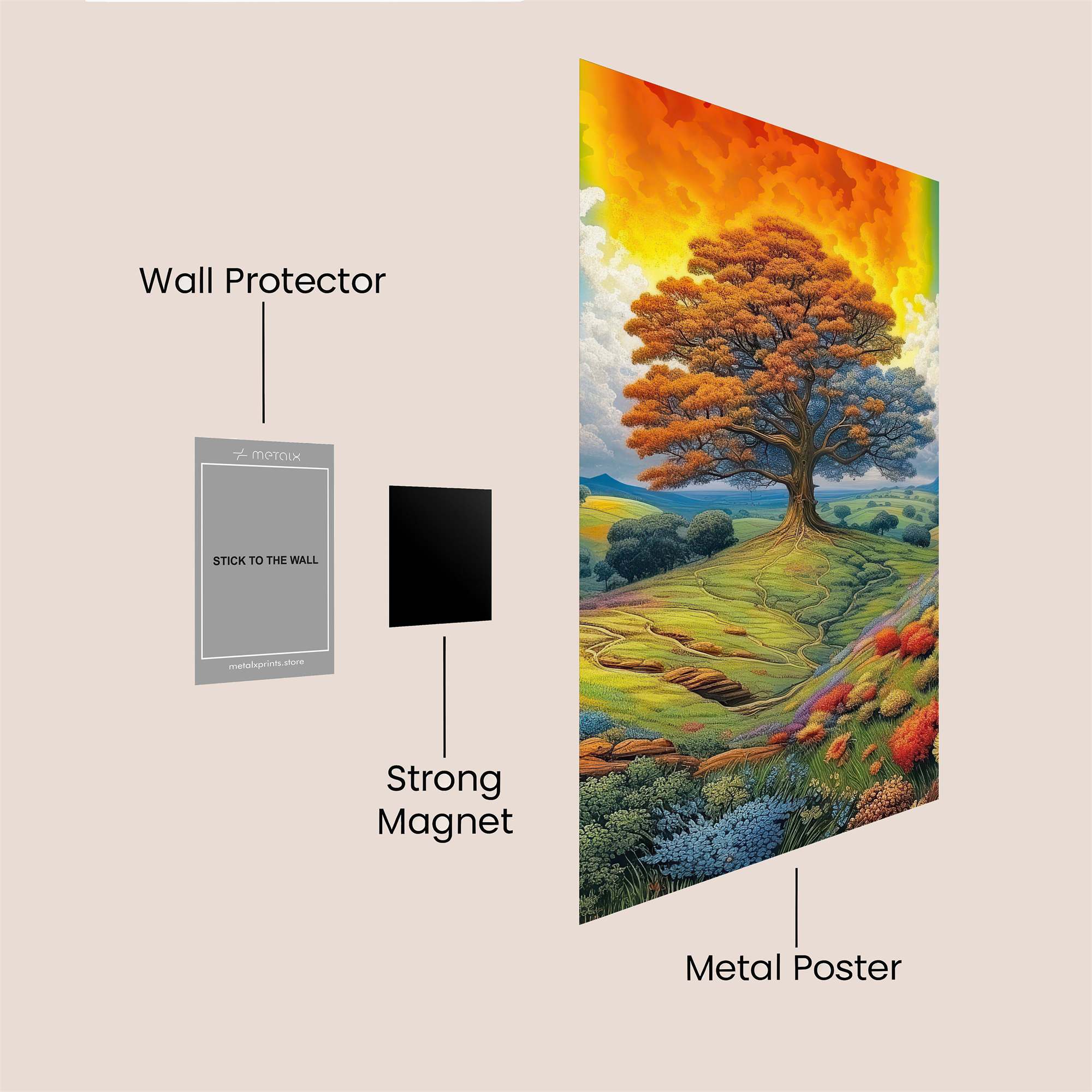 Tree Radiance Safe Wall Magnetic / M