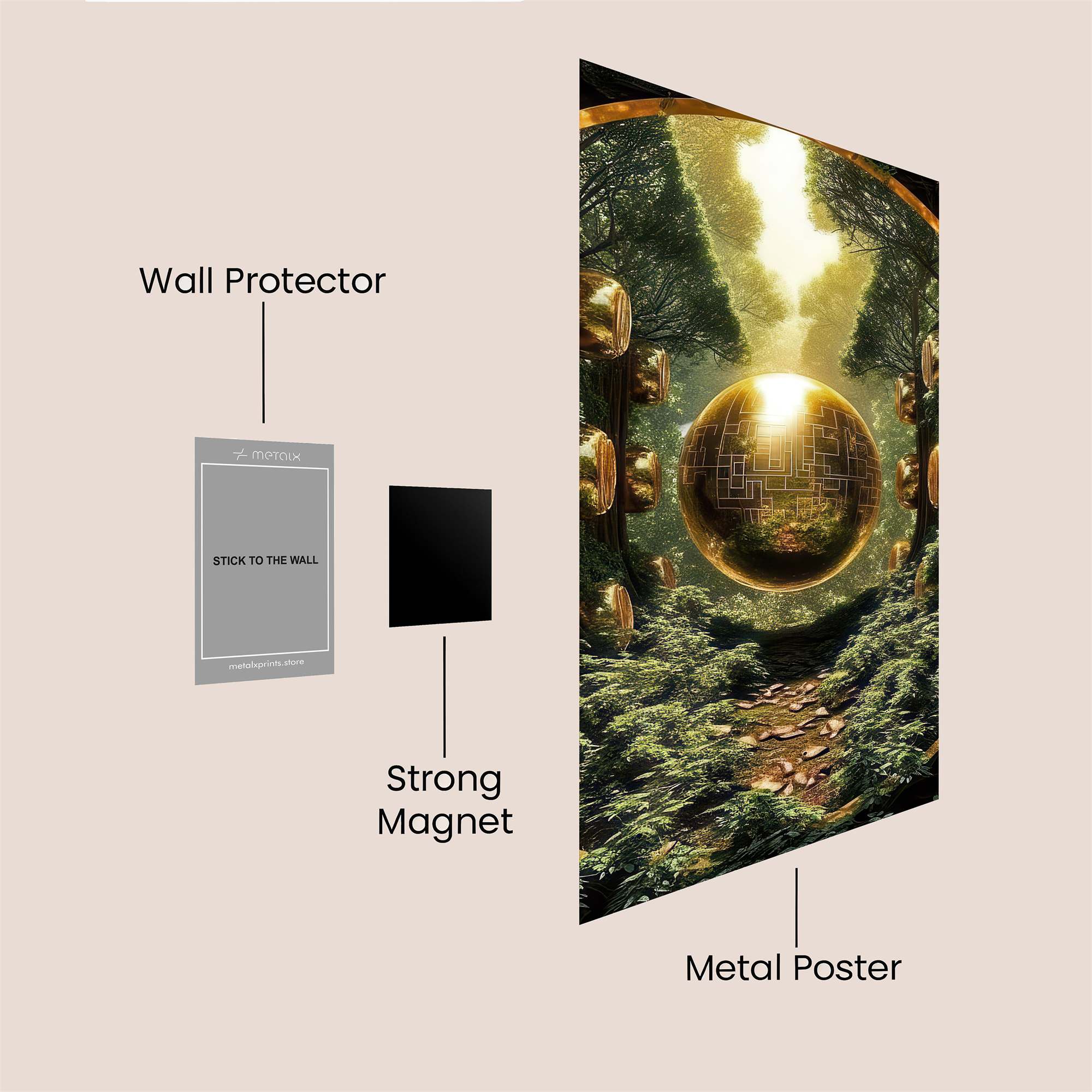 Orbis Enigmatic Safe Wall Magnetic / M