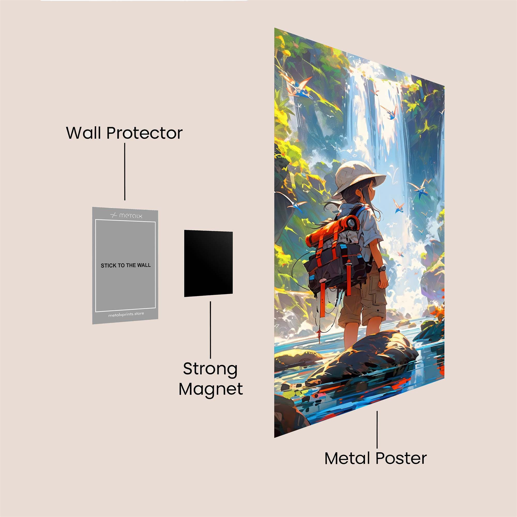 Explorer's Wonder Safe Wall Magnetic / M