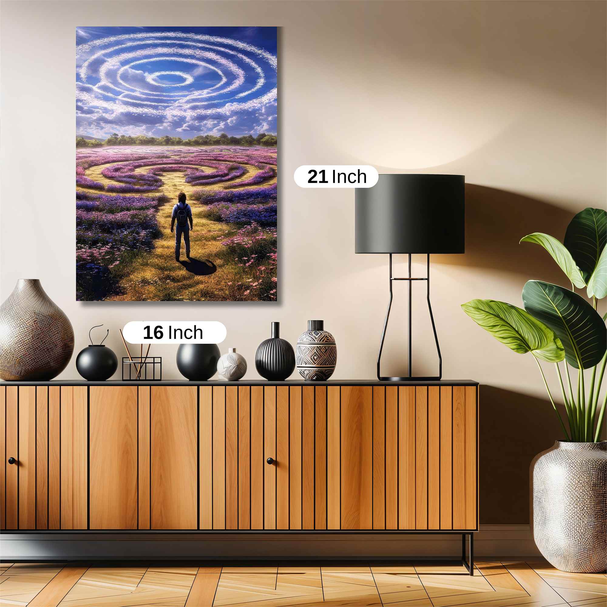 Labyrinth Serenity Safe Wall Magnetic / M