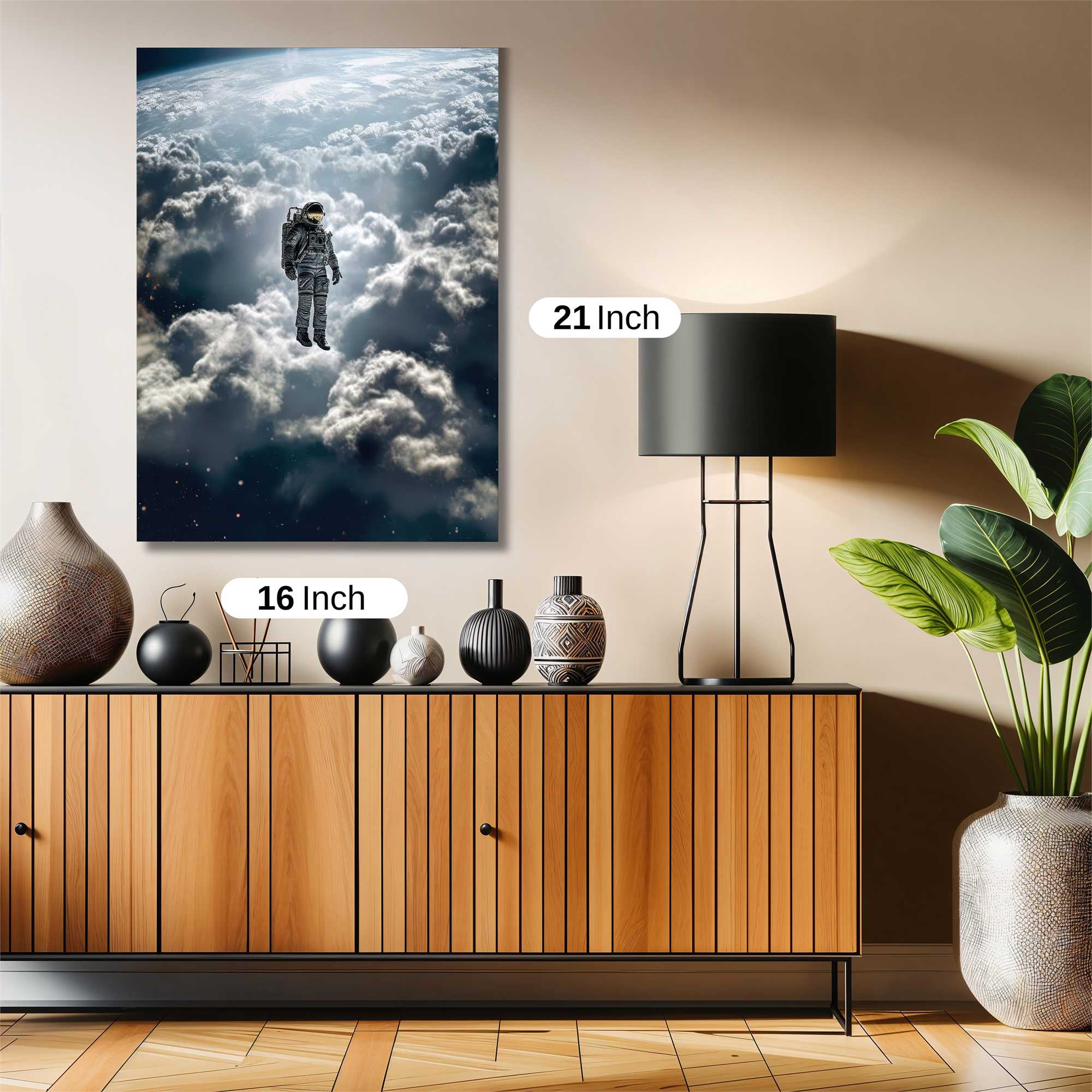 Astronaut Dreaming Safe Wall Magnetic / M