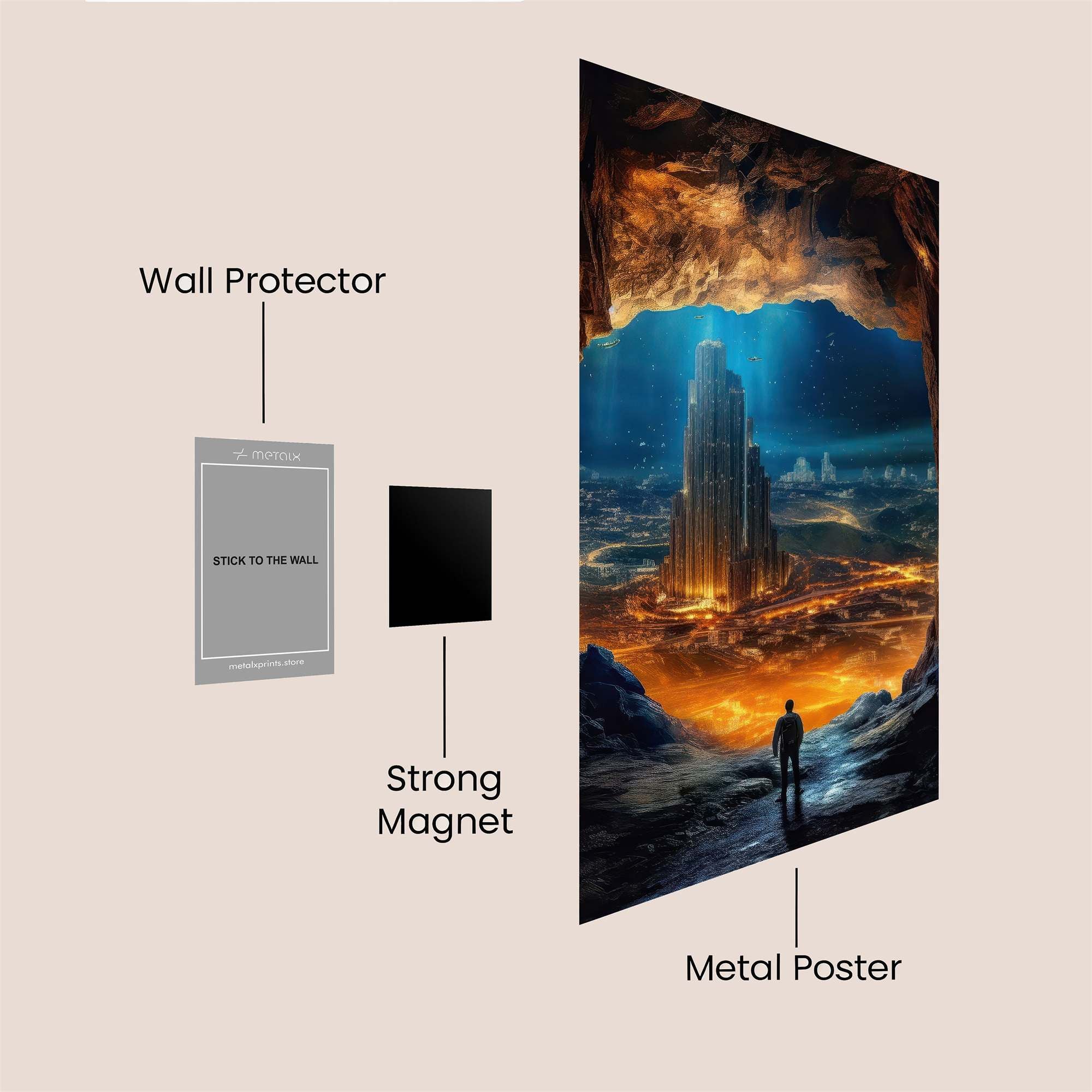 Atlantis Enigmatic Safe Wall Magnetic / M