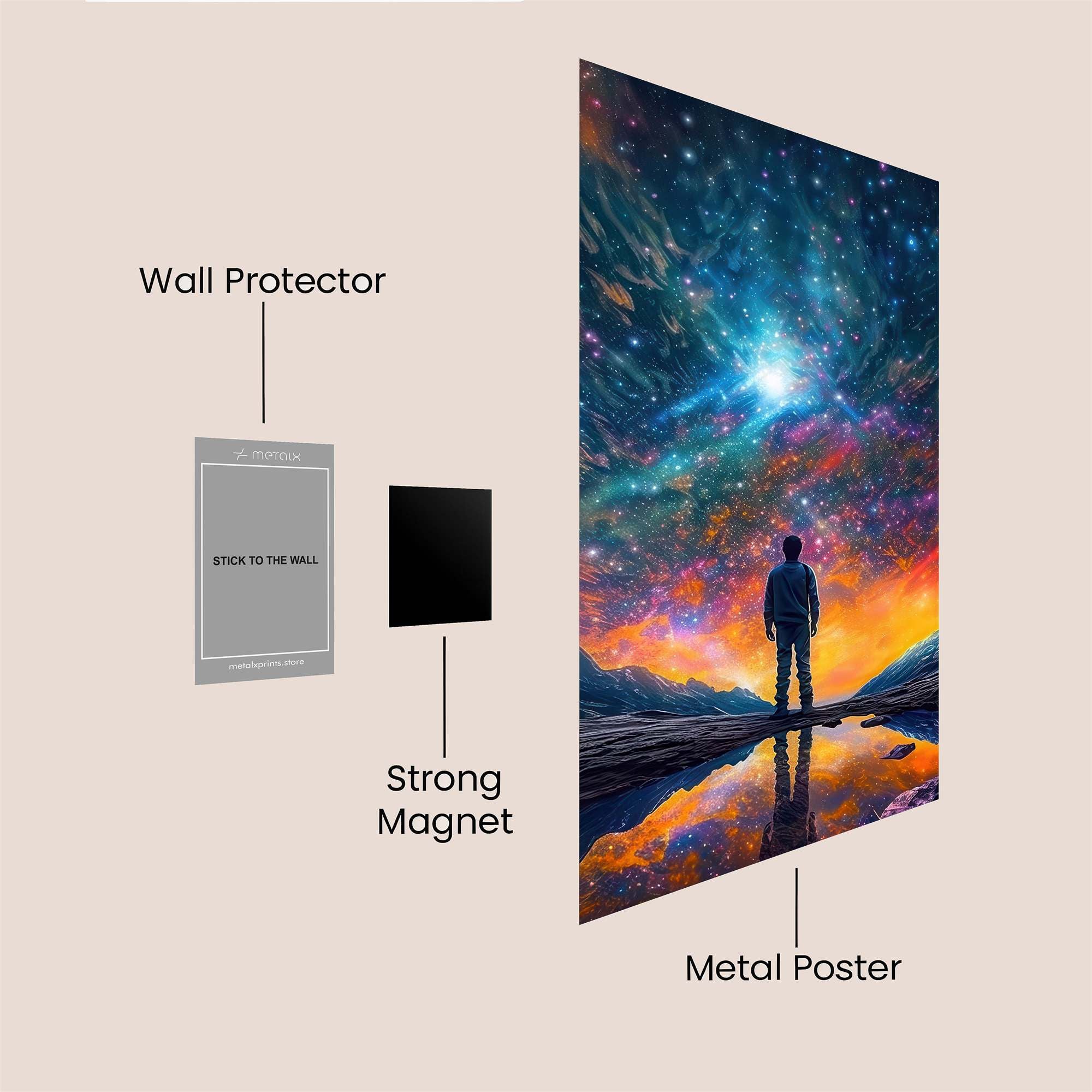 Cosmic Wonder Safe Wall Magnetic / M