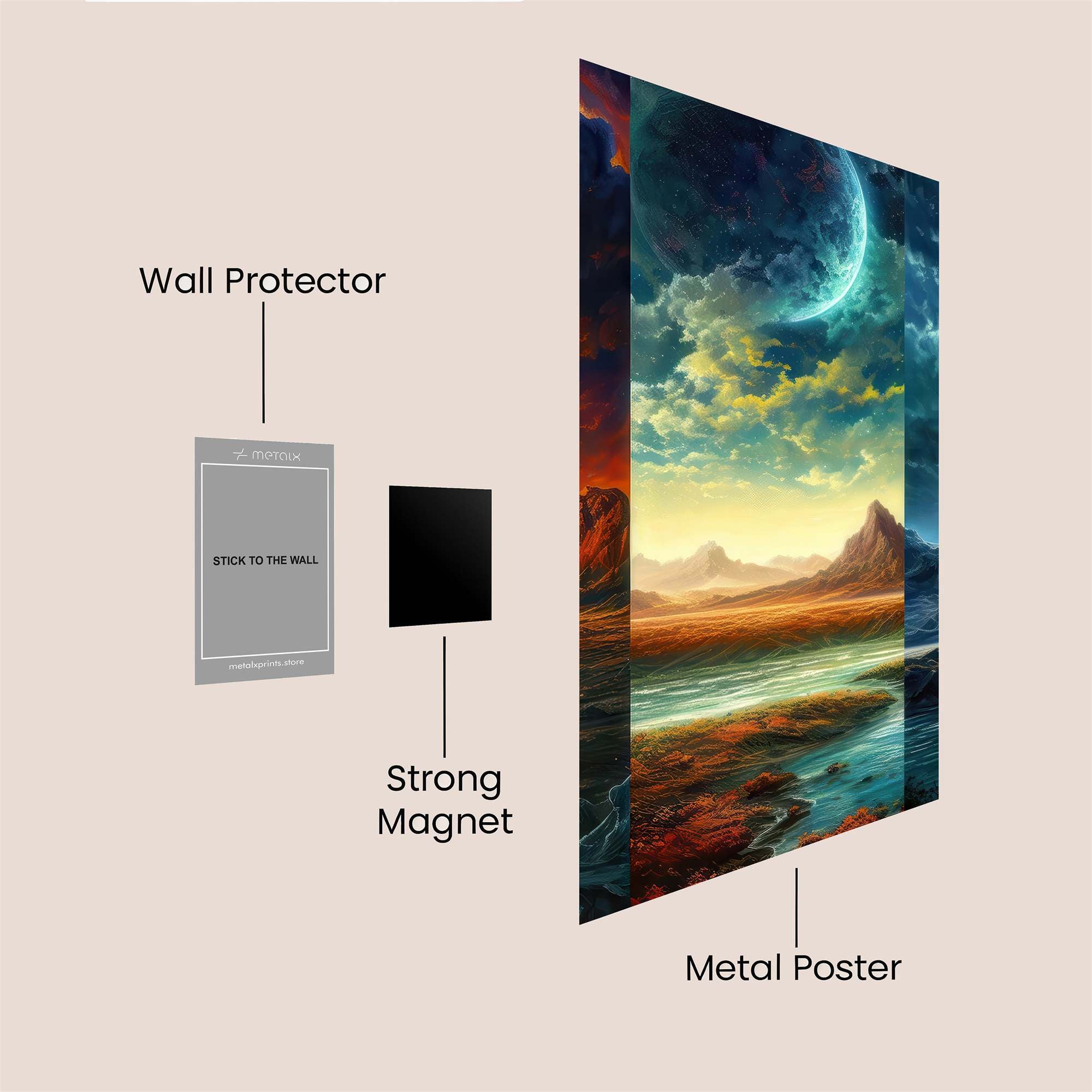 Cosmic Symphony Safe Wall Magnetic / M
