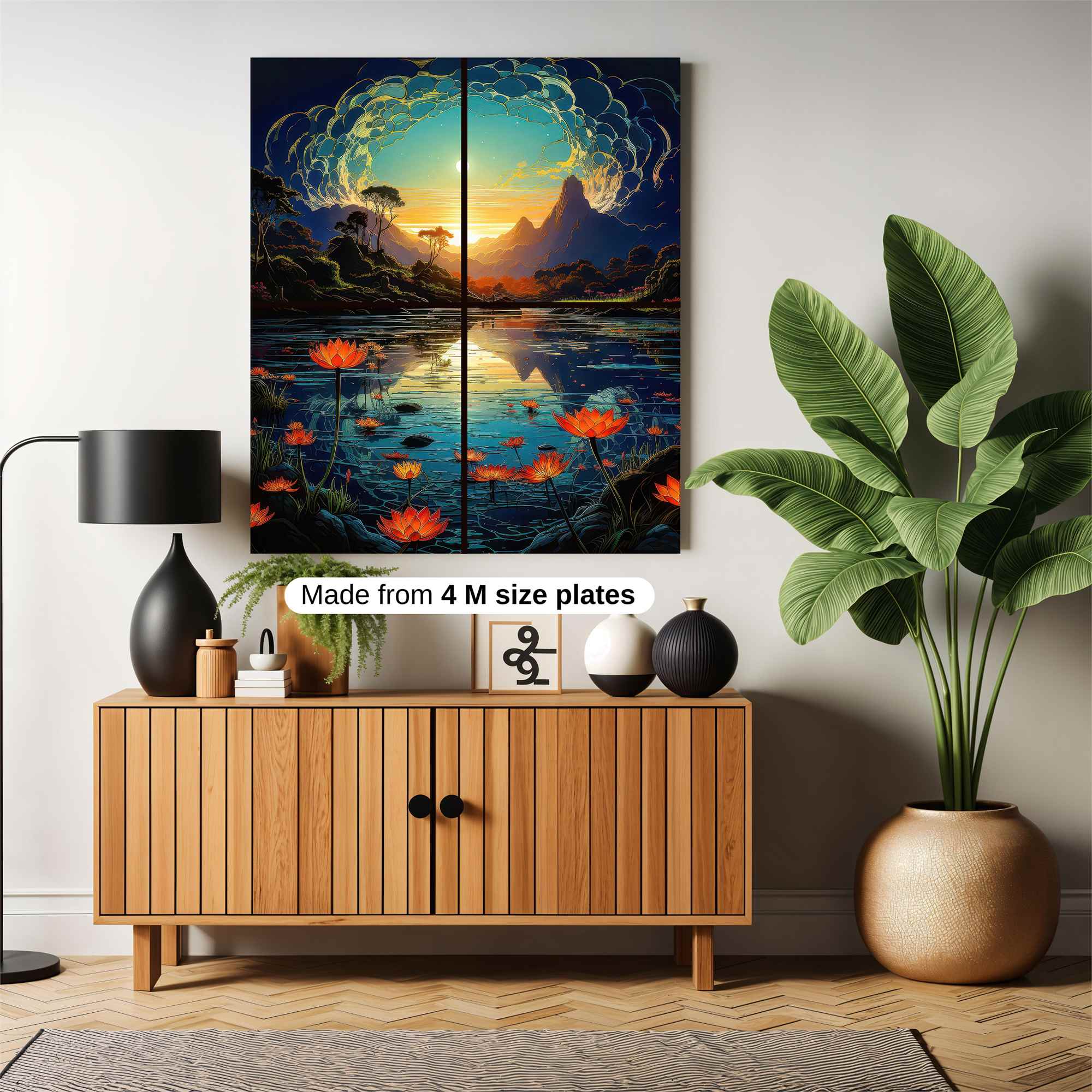 Moonlit Serenity Safe Wall Magnetic / M