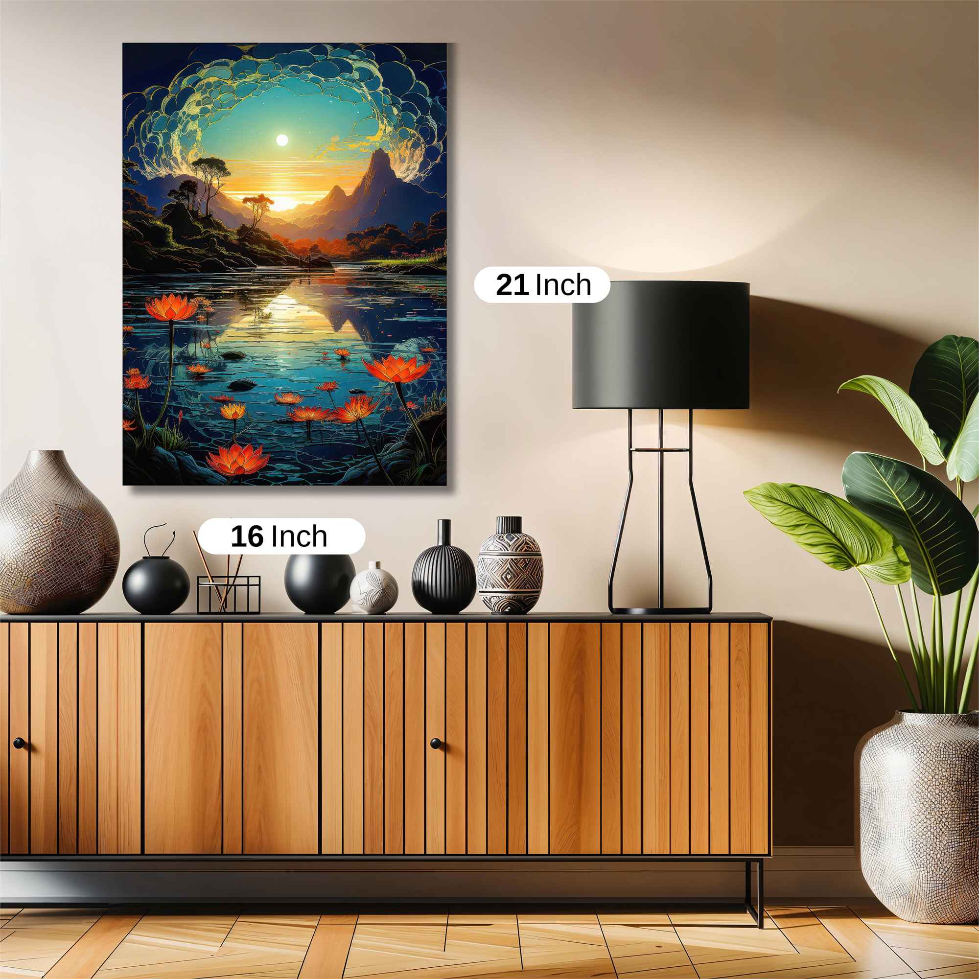 Moonlit Serenity Safe Wall Magnetic / M