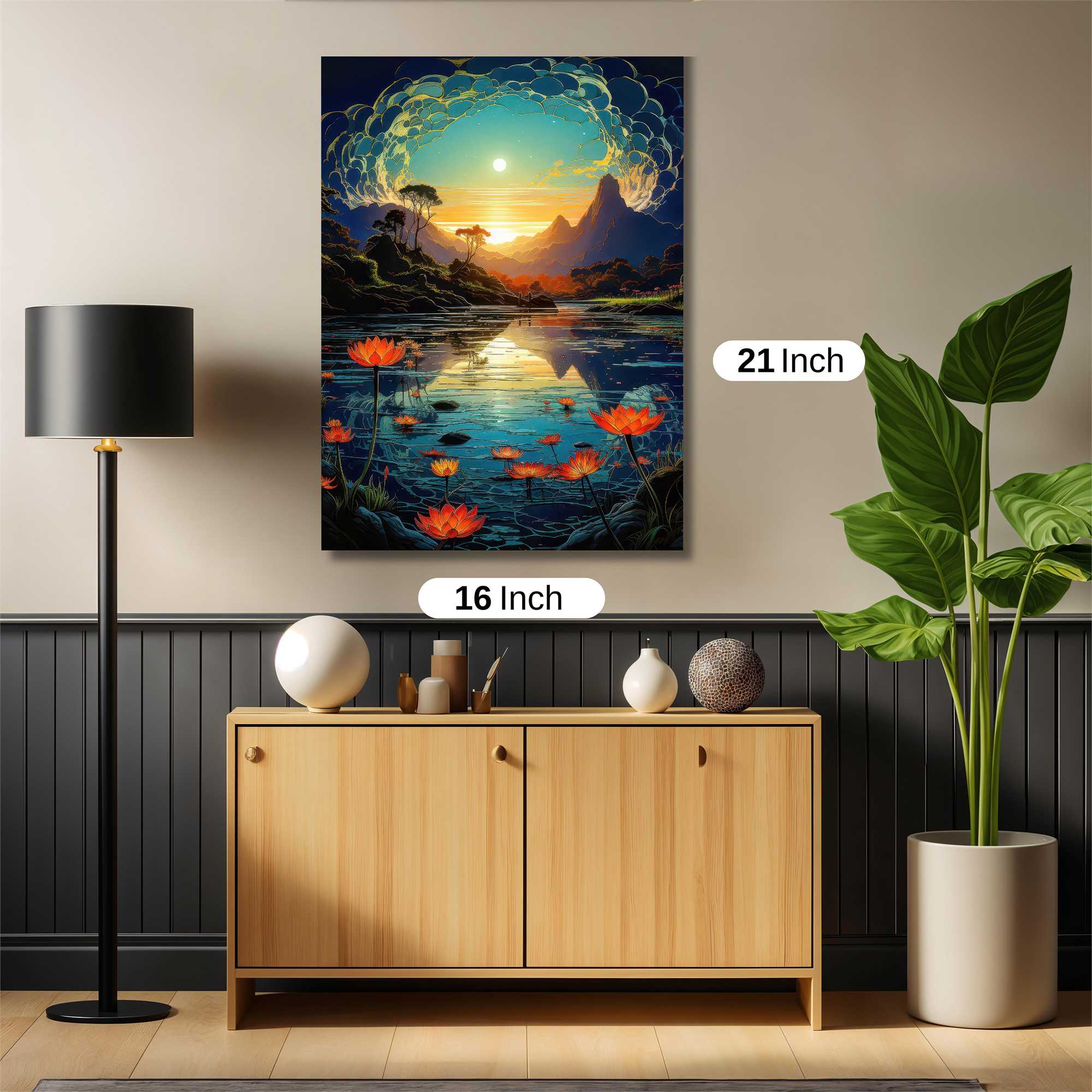 Moonlit Serenity Safe Wall Magnetic / M