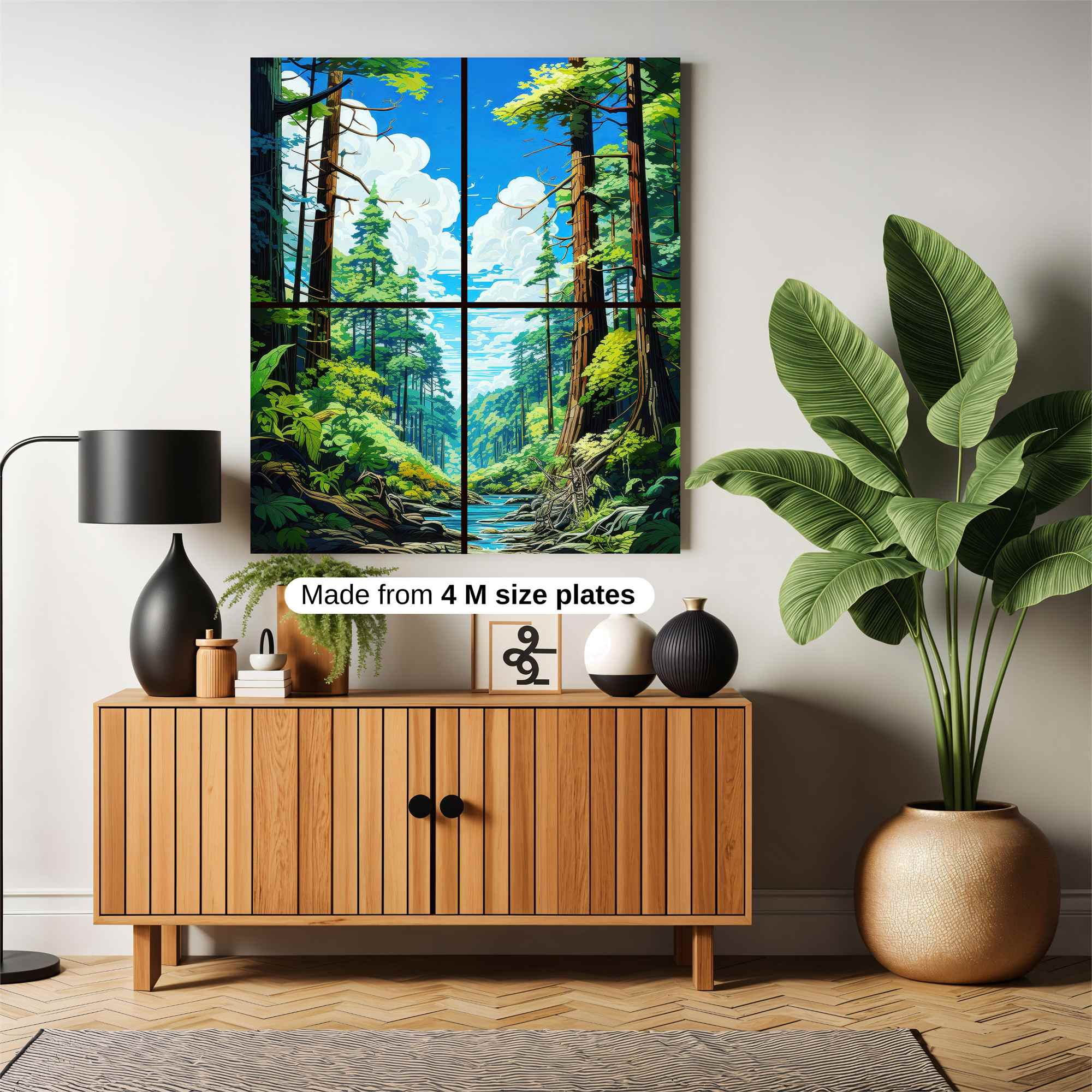 Forest Serenity Safe Wall Magnetic / M