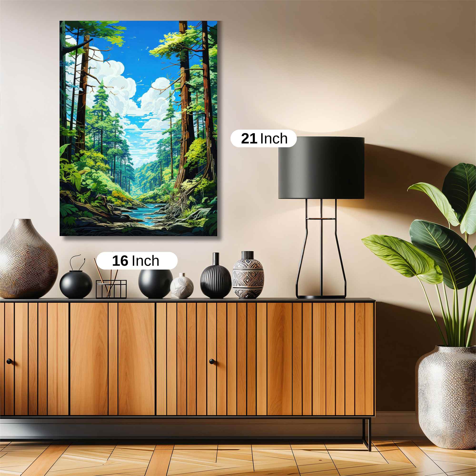 Forest Serenity Safe Wall Magnetic / M